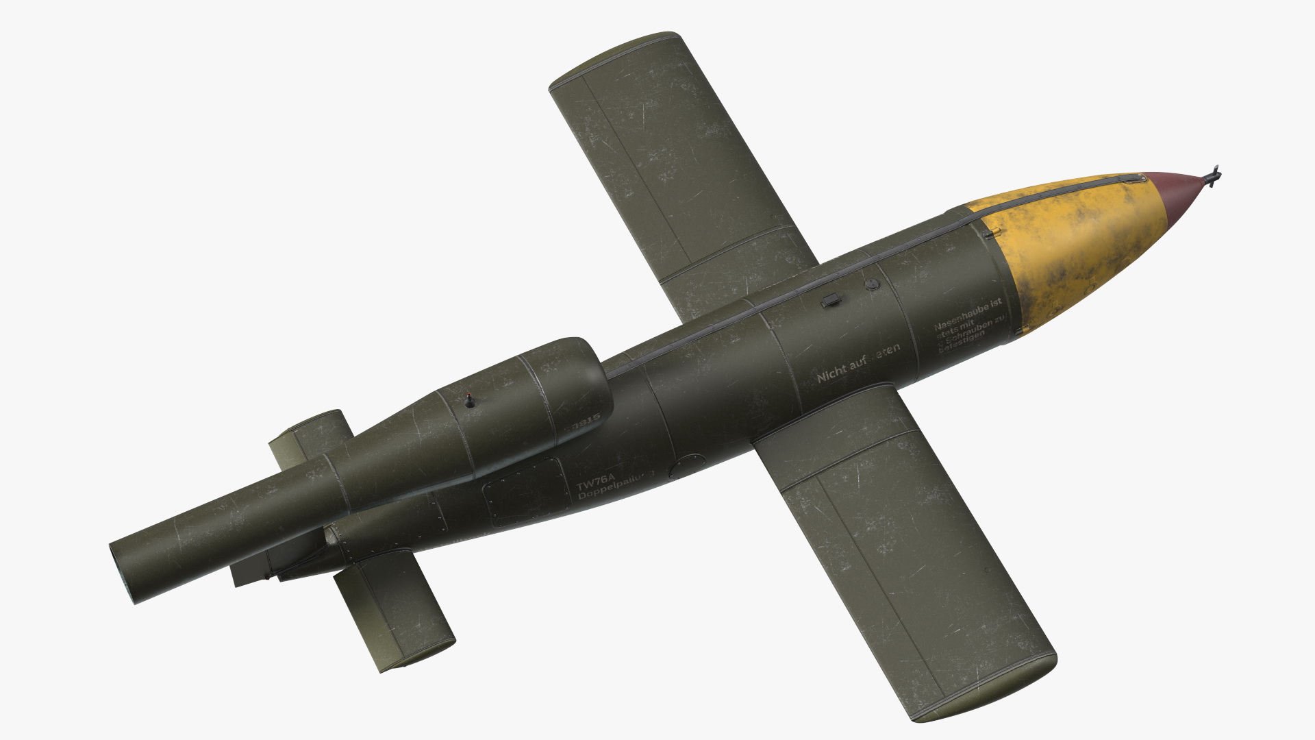 3D German WW2 Vergeltungswaffe 1 Flying Bomb