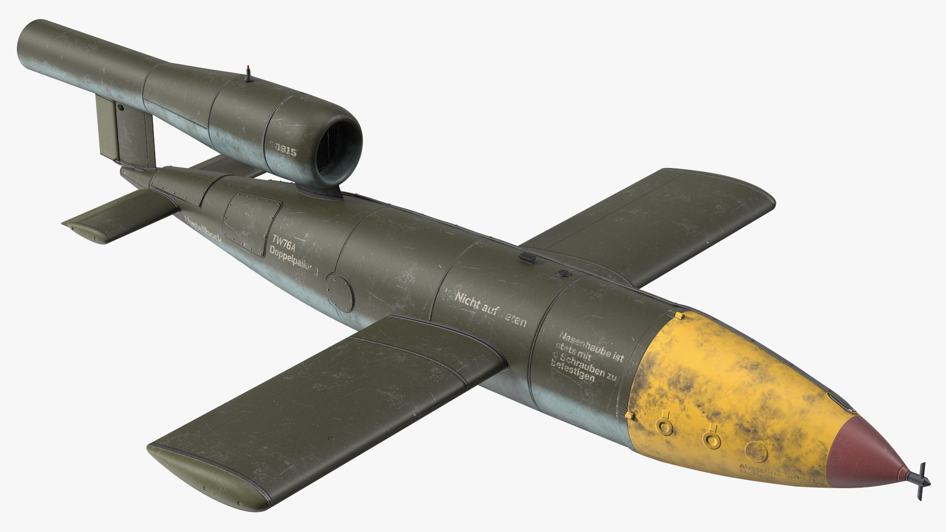 3D German WW2 Vergeltungswaffe 1 Flying Bomb