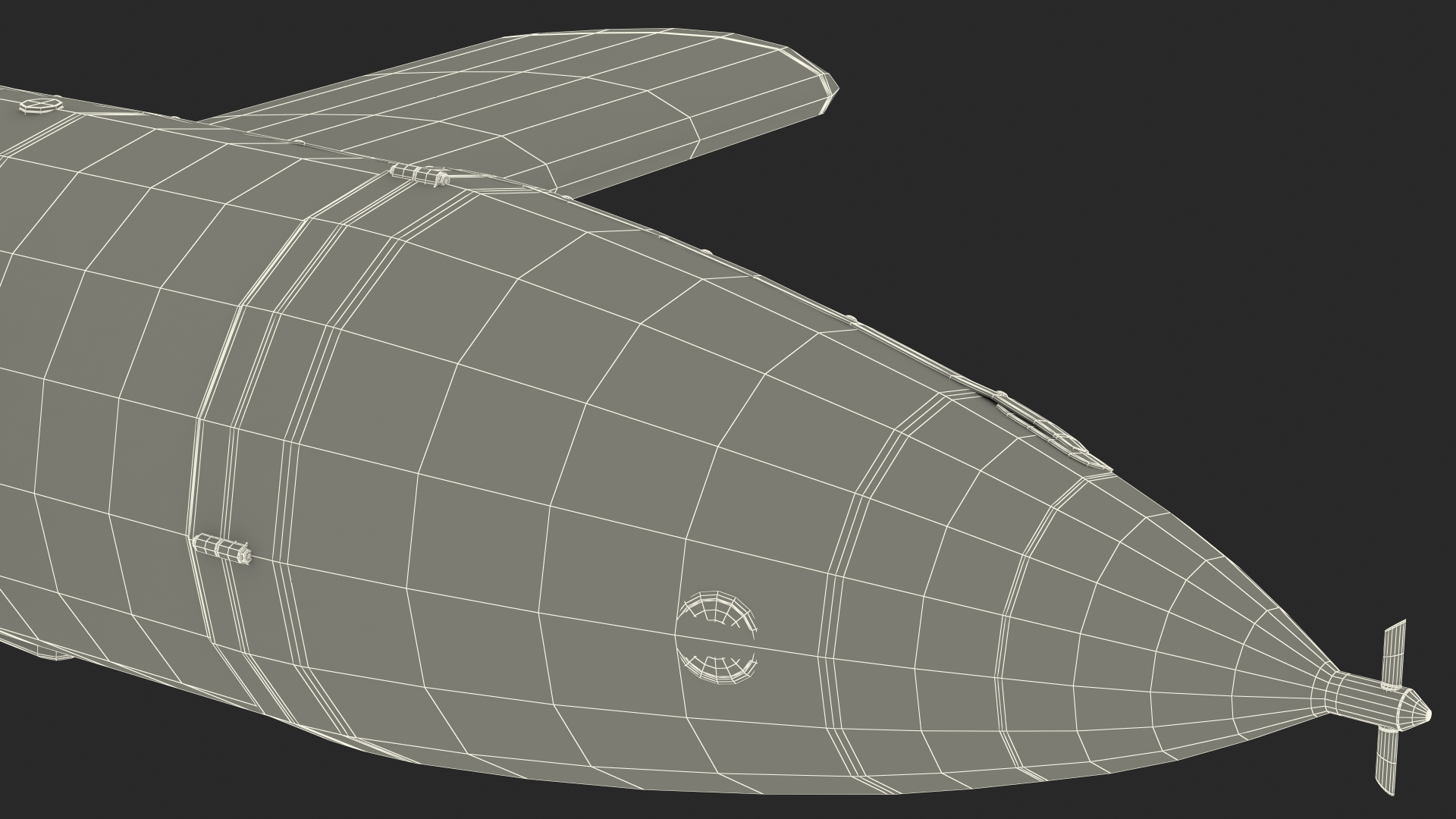 3D German WW2 Vergeltungswaffe 1 Flying Bomb