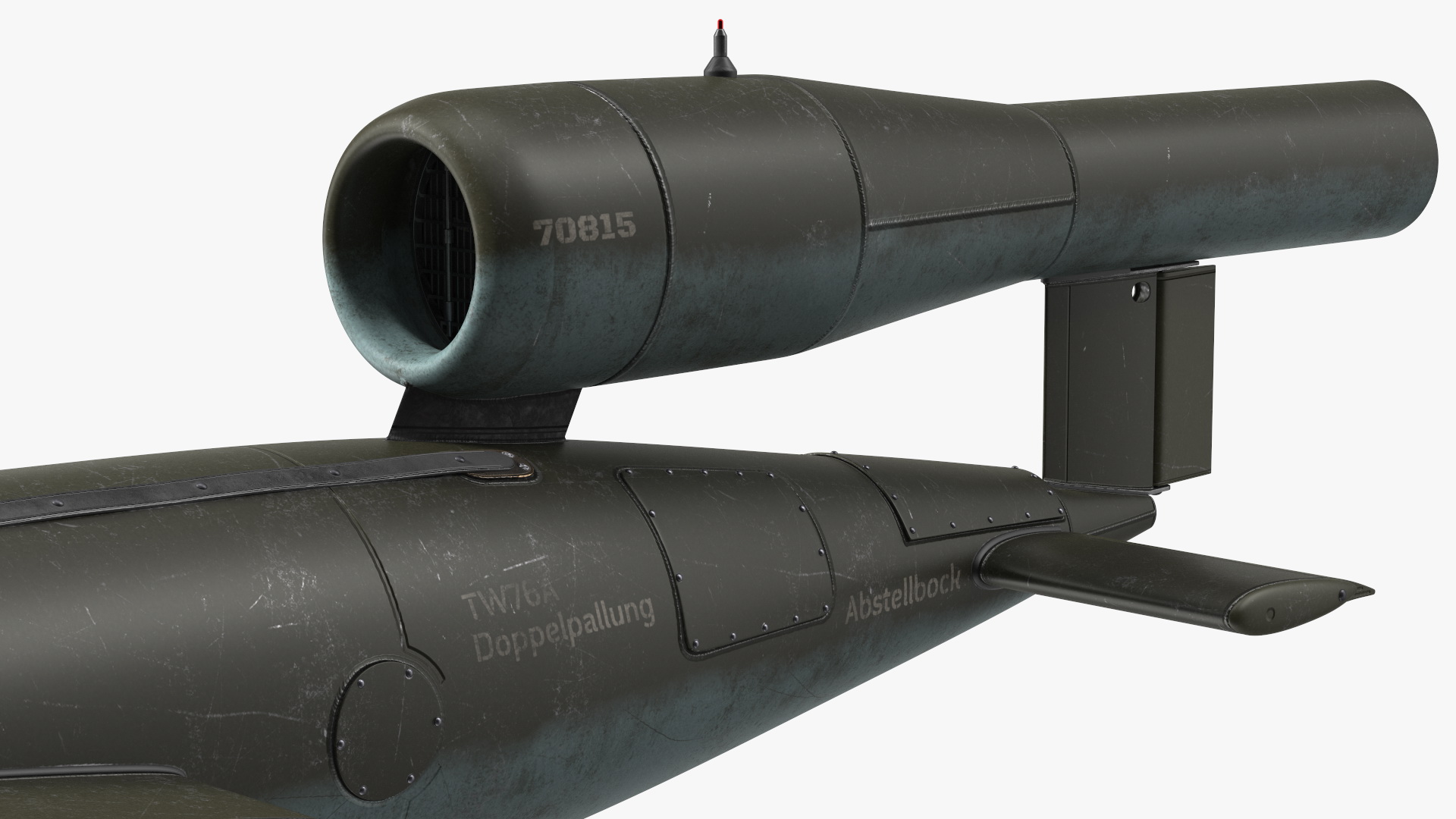 3D German WW2 Vergeltungswaffe 1 Flying Bomb