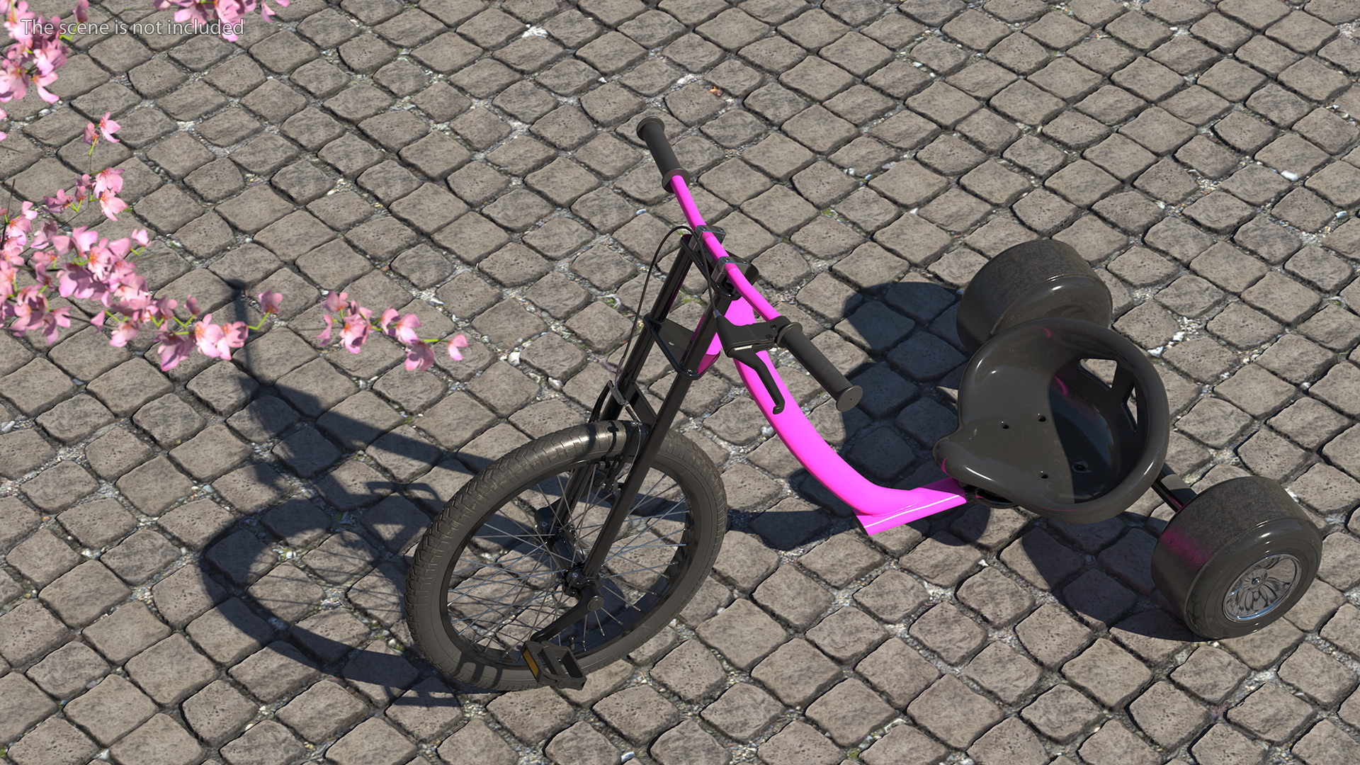 3D Drift Trike Rigged model