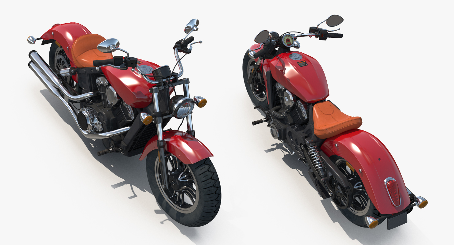 3D Cruiser Motorcycle Generic