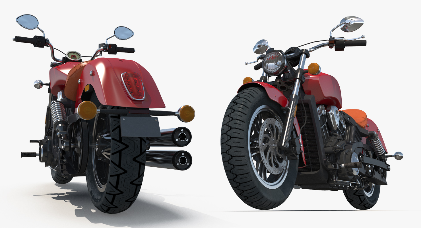 3D Cruiser Motorcycle Generic