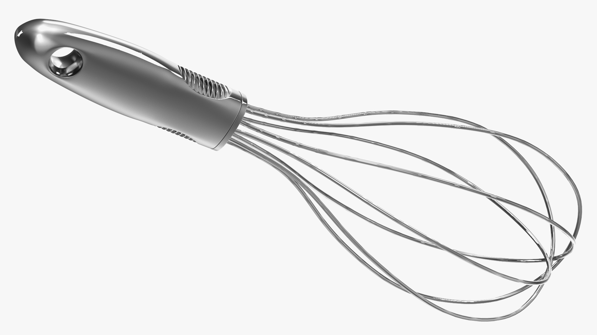 Stainless Steel Balloon Whisk 3D model