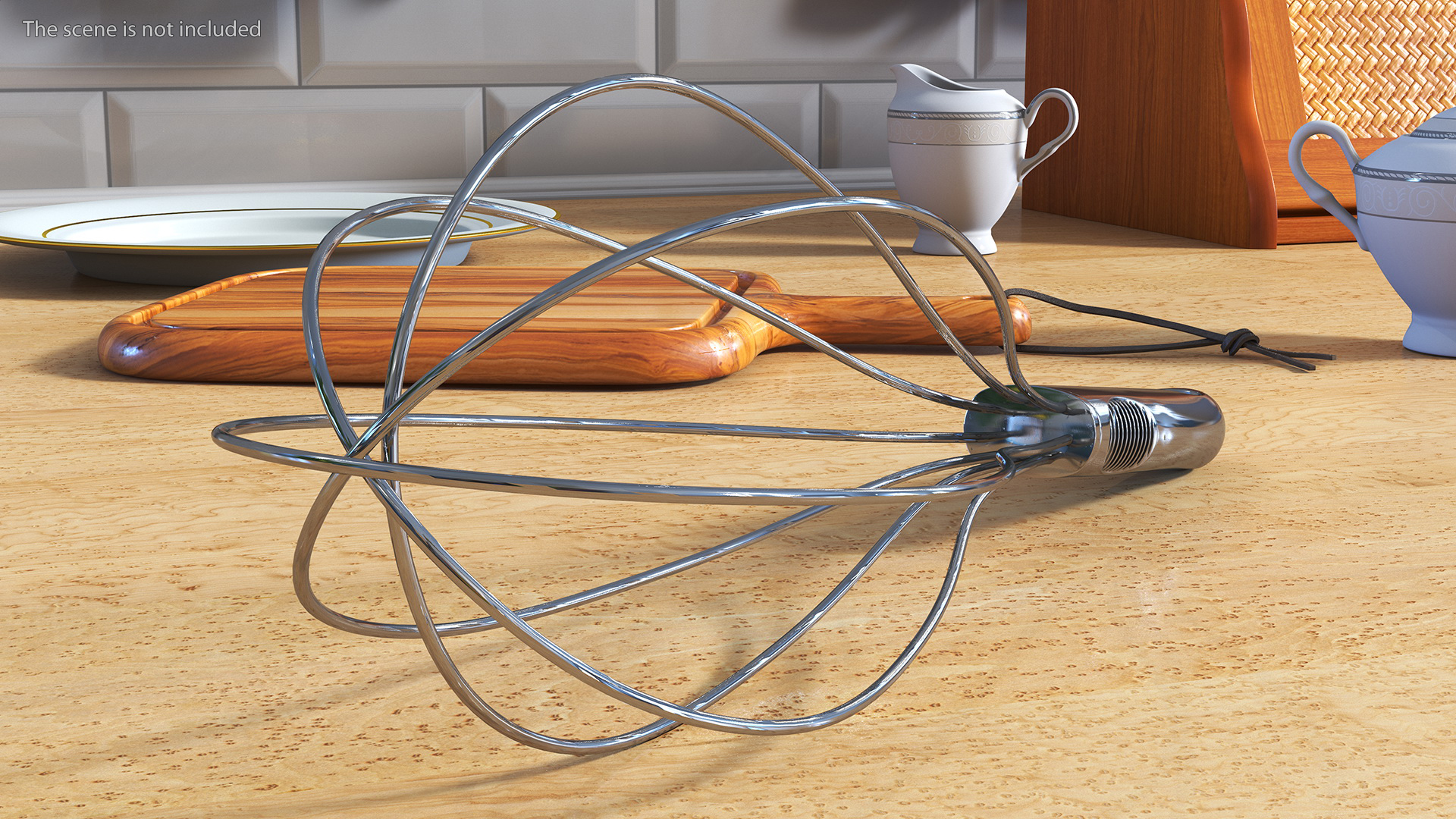 Stainless Steel Balloon Whisk 3D model