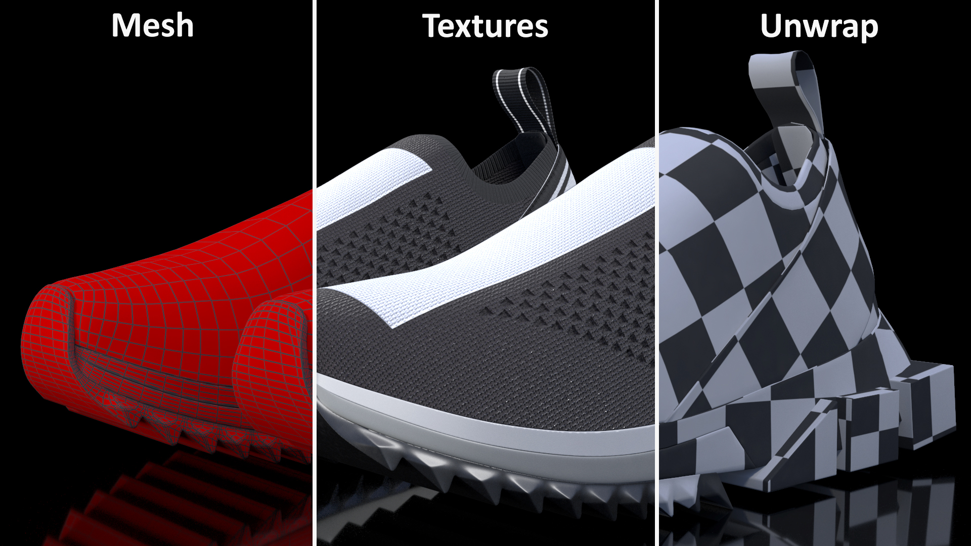 Sneakers Black 3D model