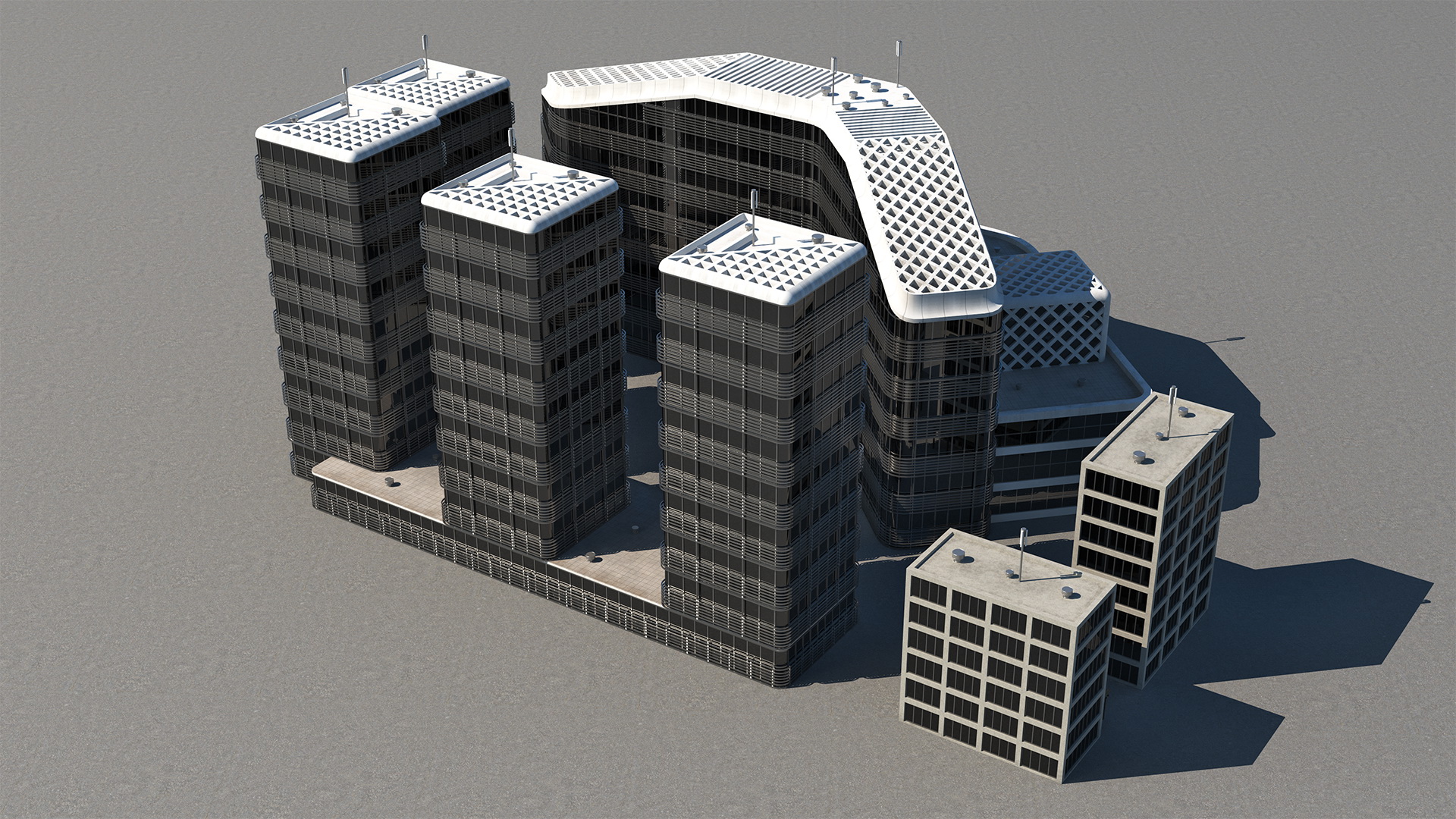 3D Airport Building