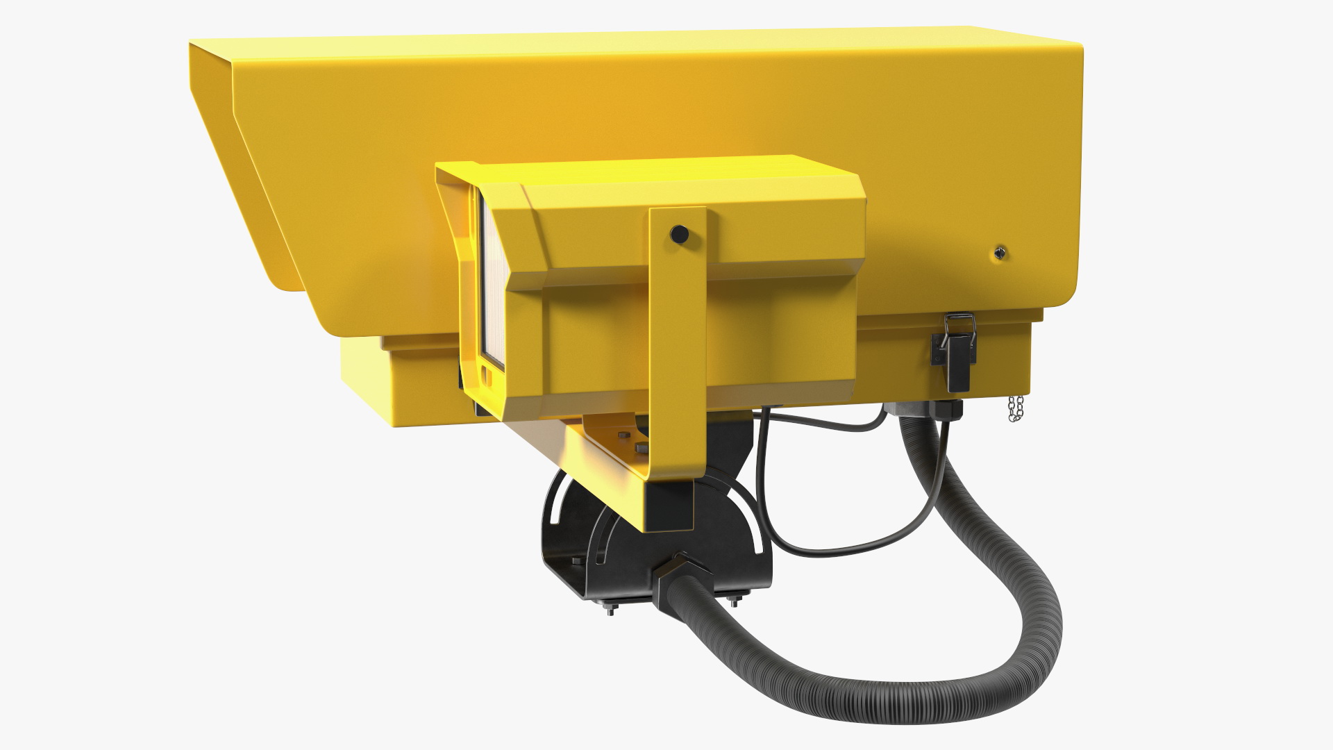 3D model Traffic Speed Control Camera Yellow