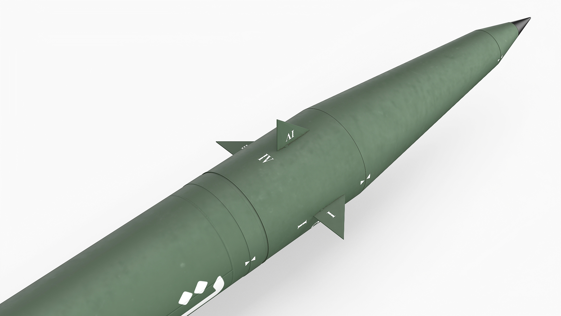 3D model Iranian Fateh-110 Missile