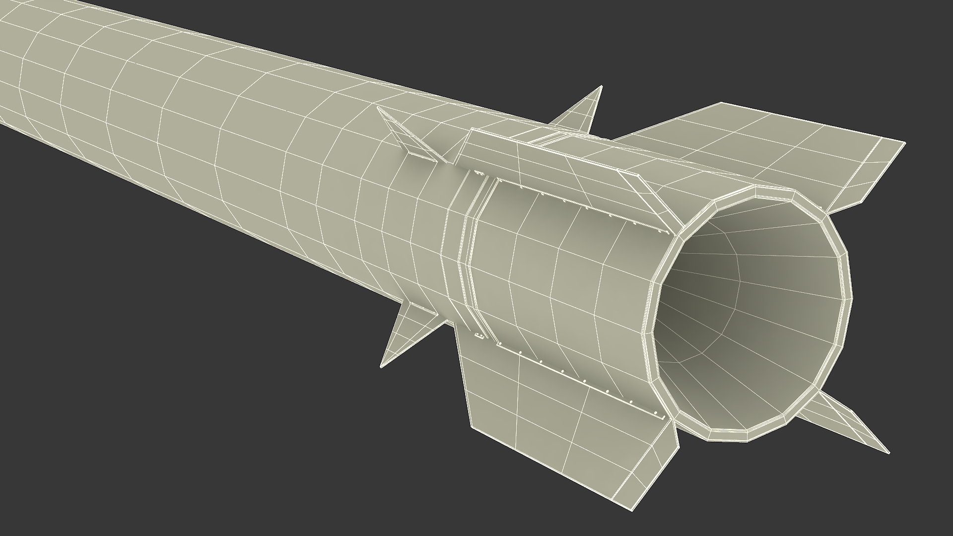 3D model Iranian Fateh-110 Missile