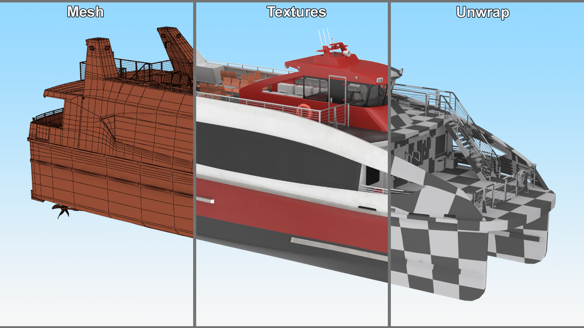 3D model City Passenger Ferry Boat