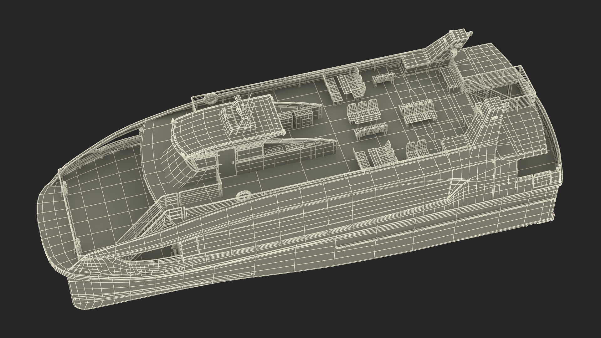 3D model City Passenger Ferry Boat