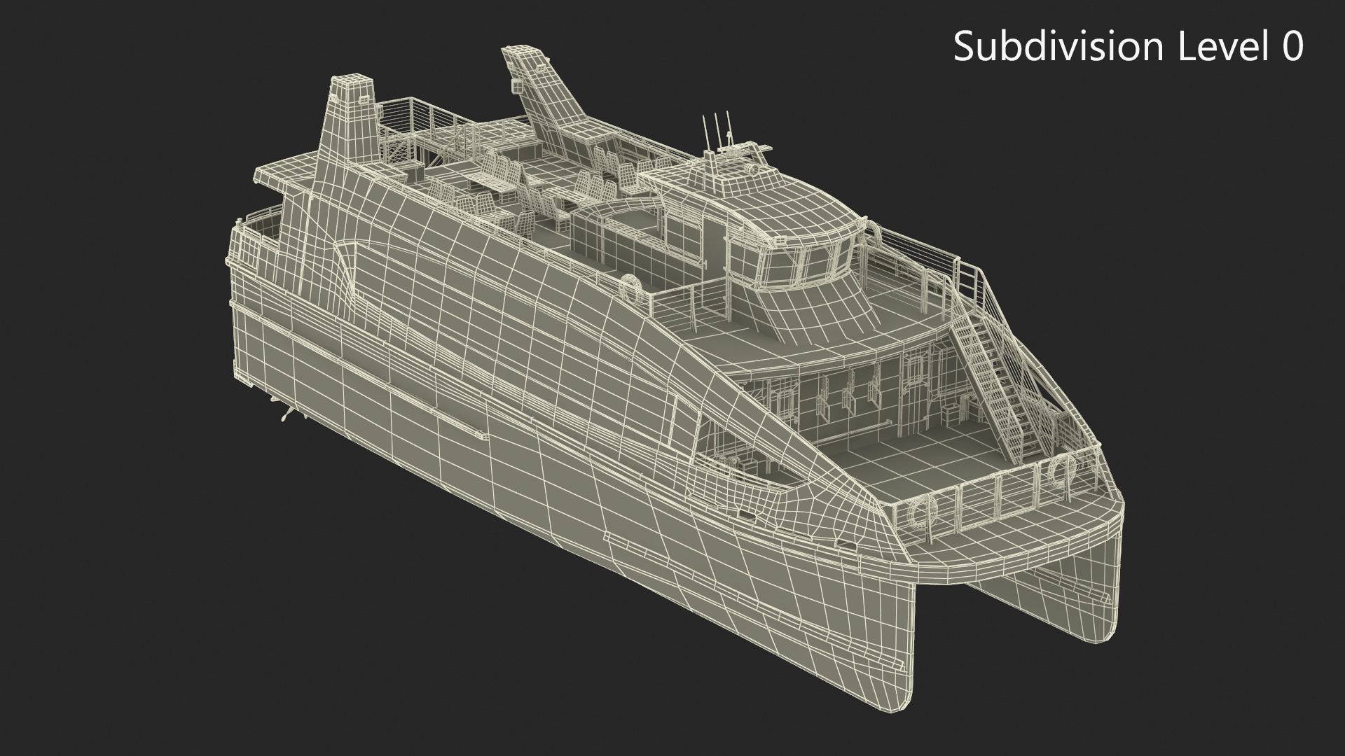 3D model City Passenger Ferry Boat