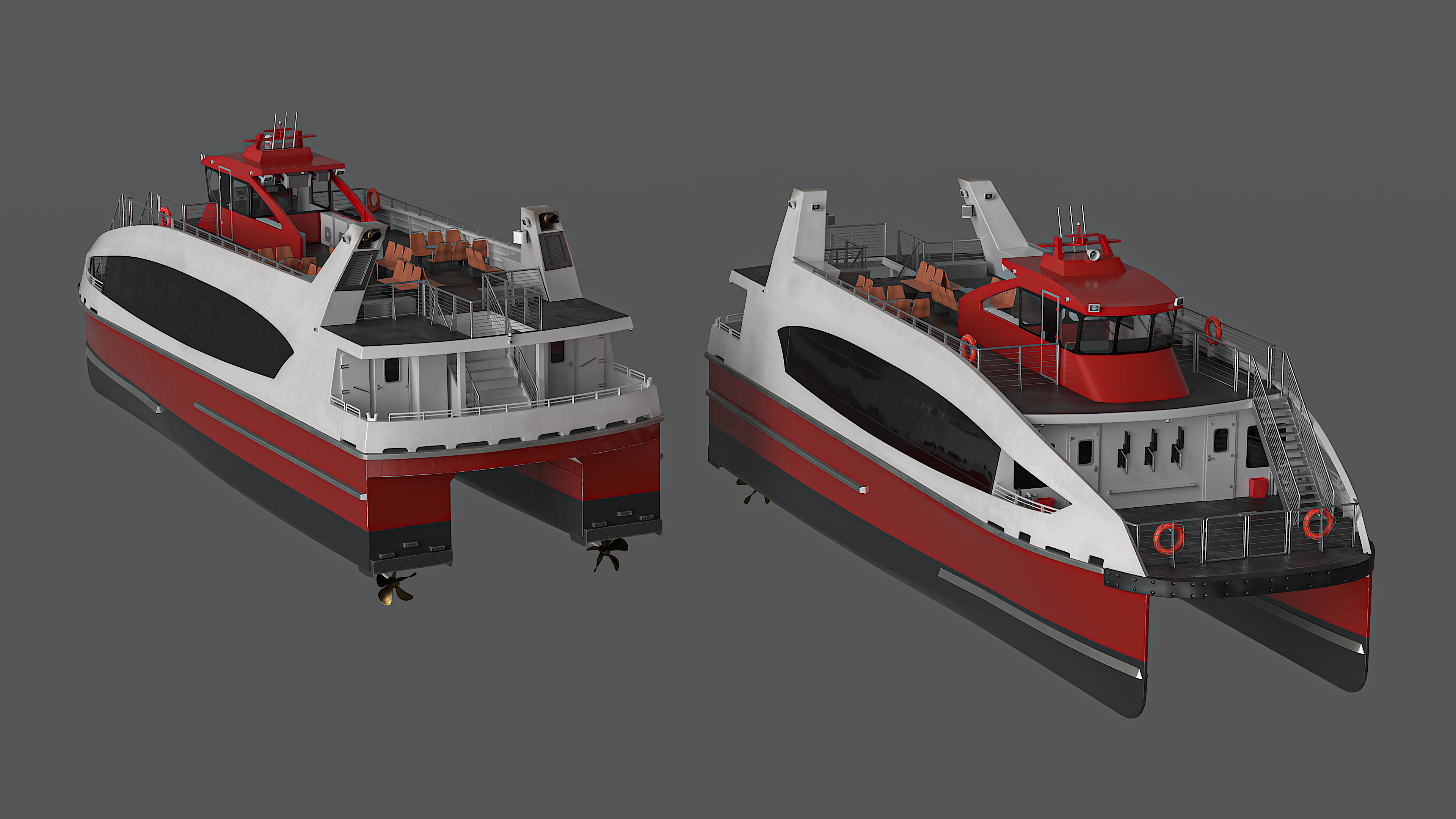 3D model City Passenger Ferry Boat