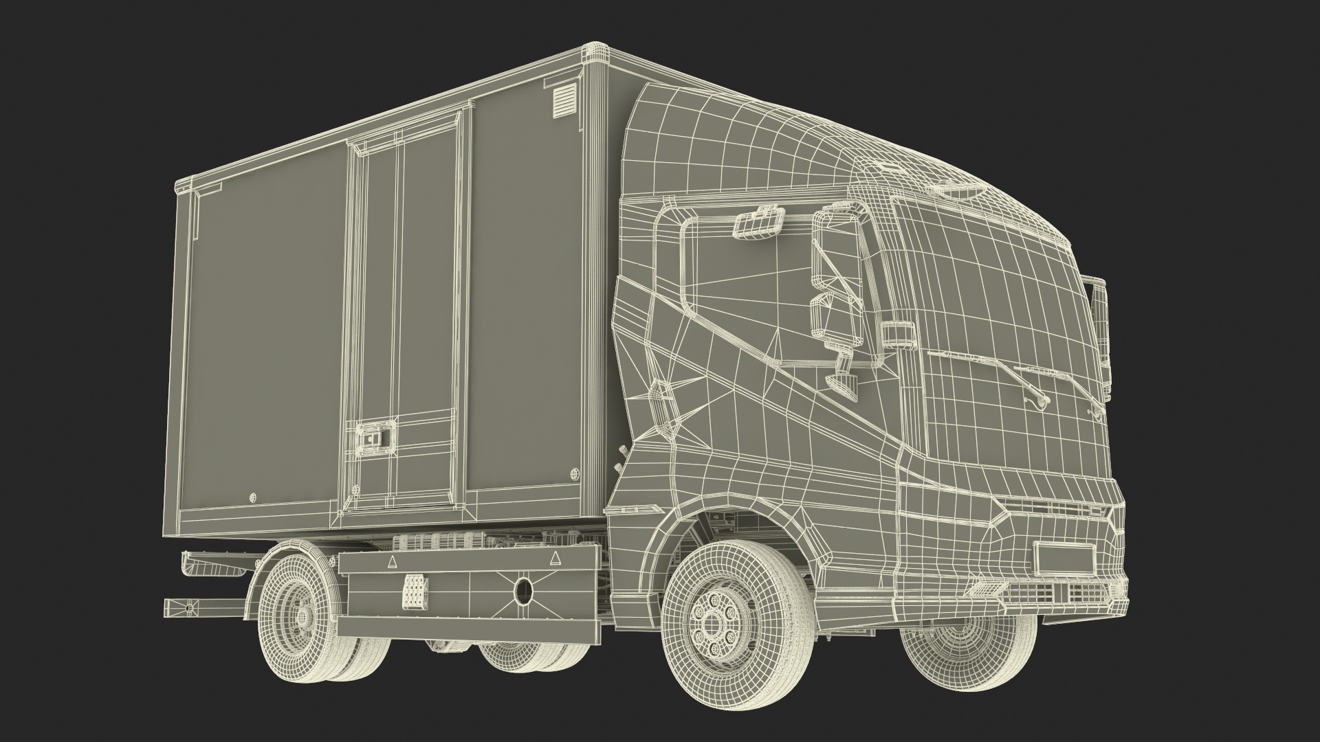 Electric Truck BYD ETM6 White 3D model