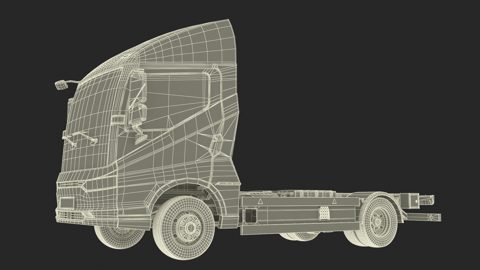 Electric Truck BYD ETM6 White 3D model