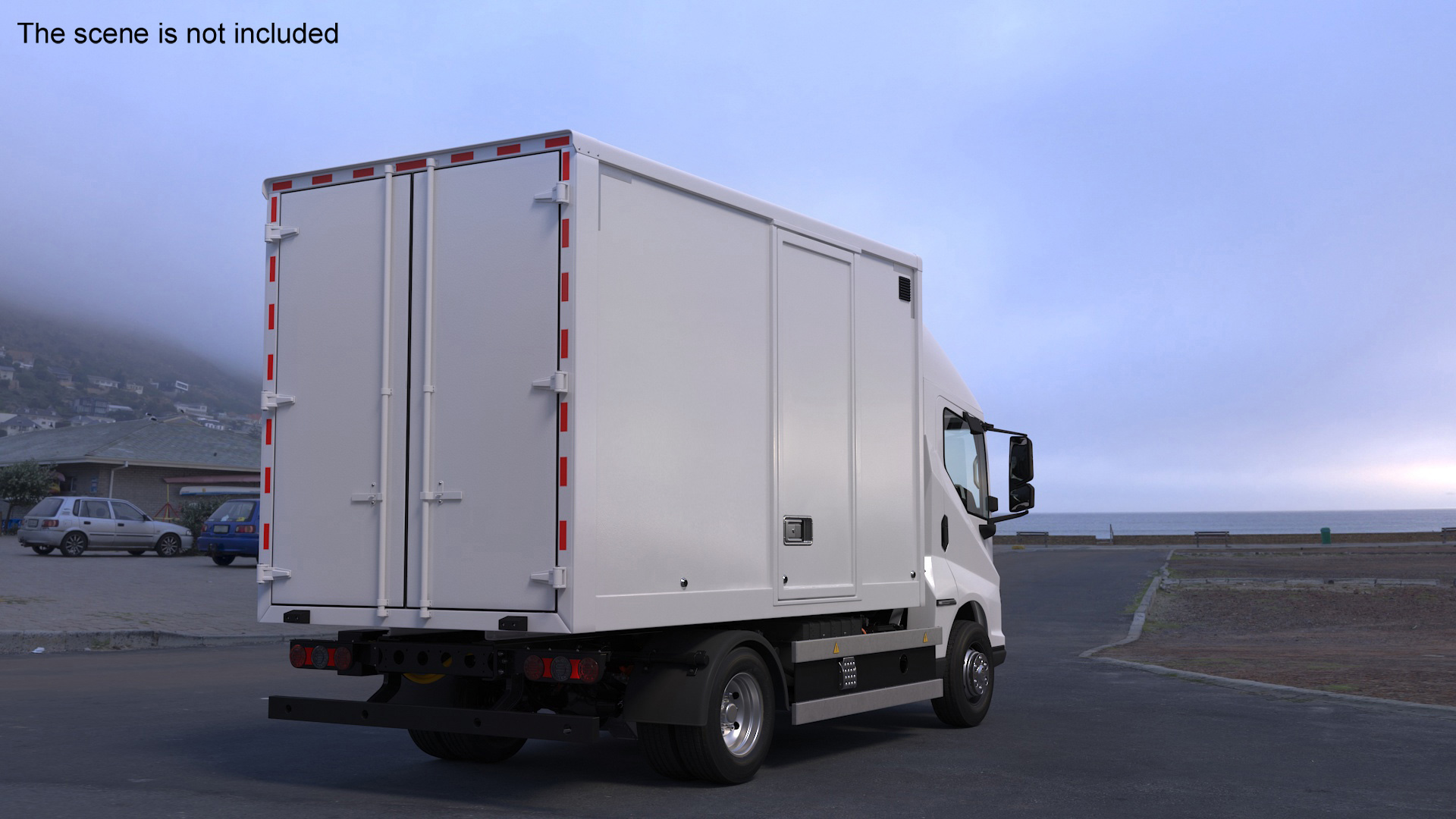 Electric Truck BYD ETM6 White 3D model