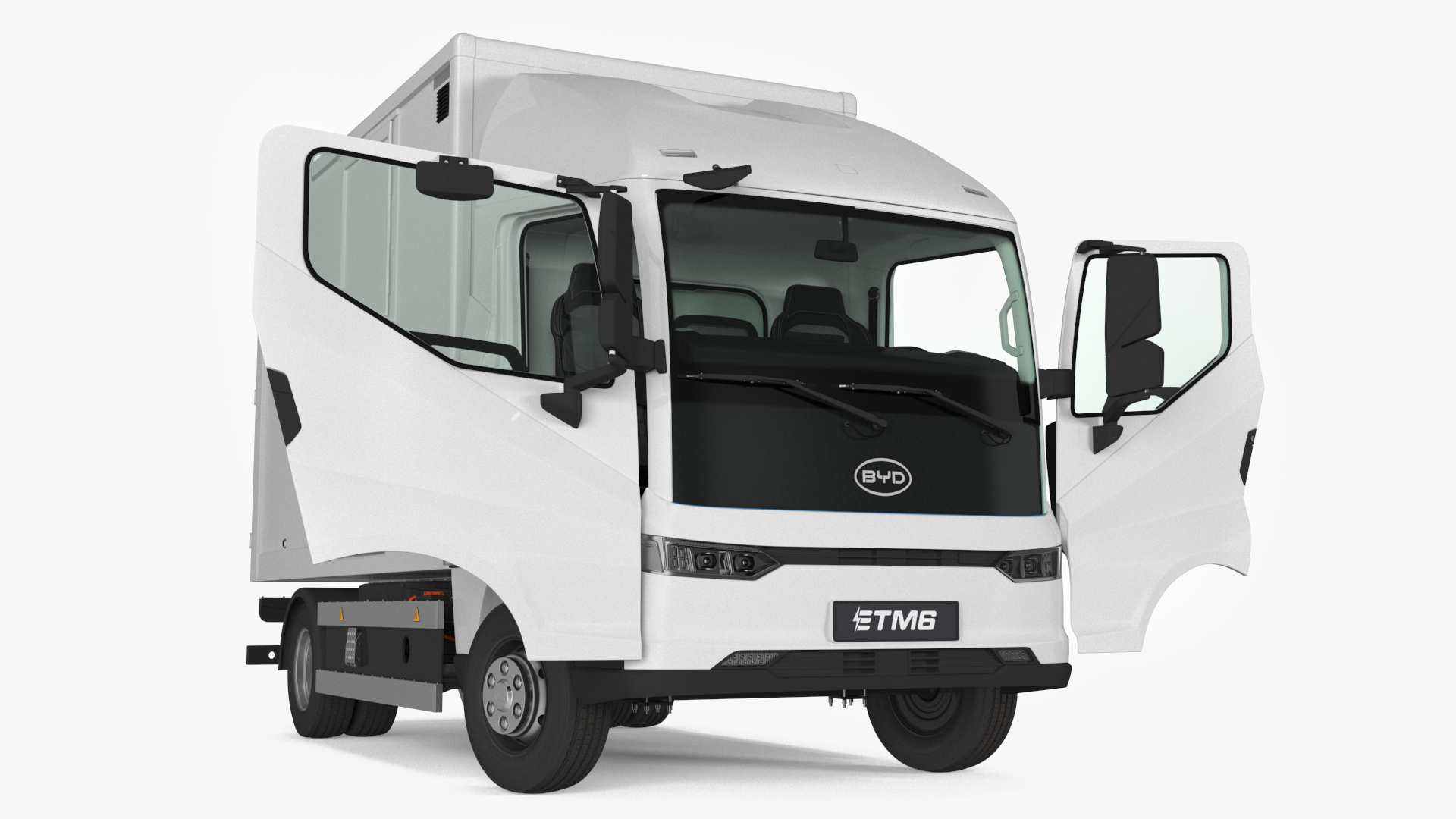 Electric Truck BYD ETM6 White 3D model