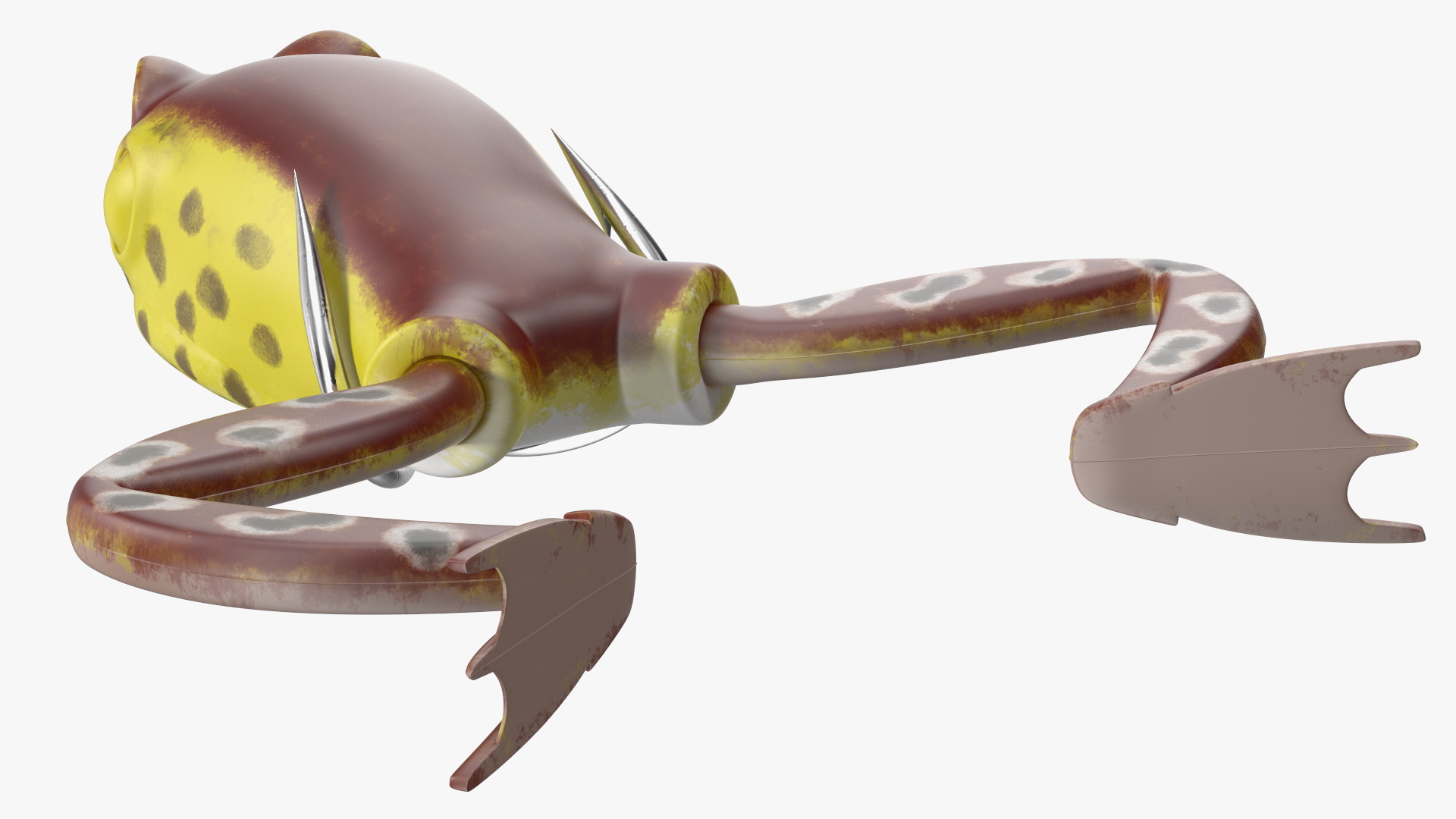 3D Frog Topwater Lure model