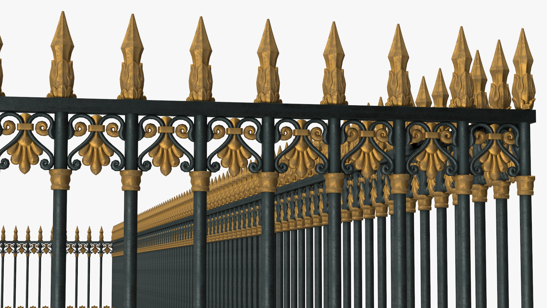 3D model Fenced Pedestal