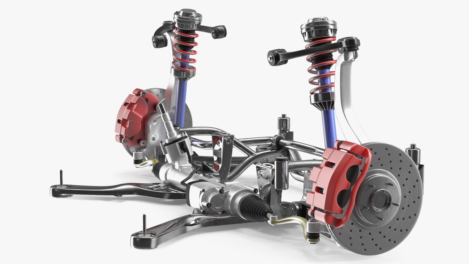 3D Car Suspension System