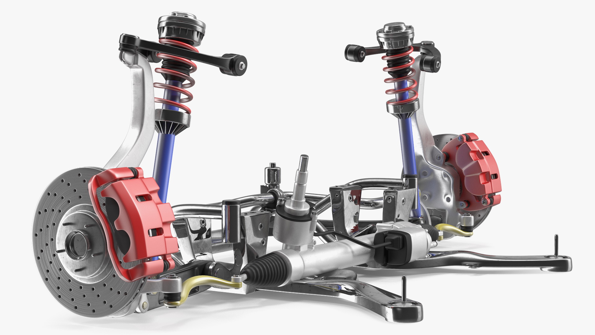 3D Car Suspension System