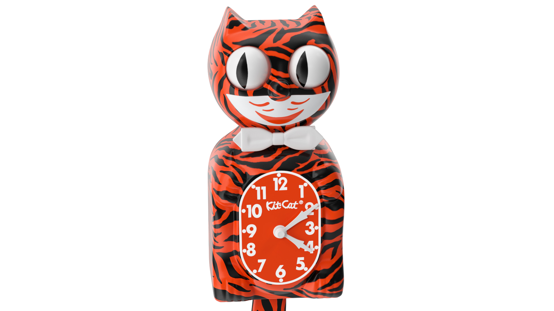 Bengal Tiger Kit Cat Clock Rigged for Cinema 4D 3D