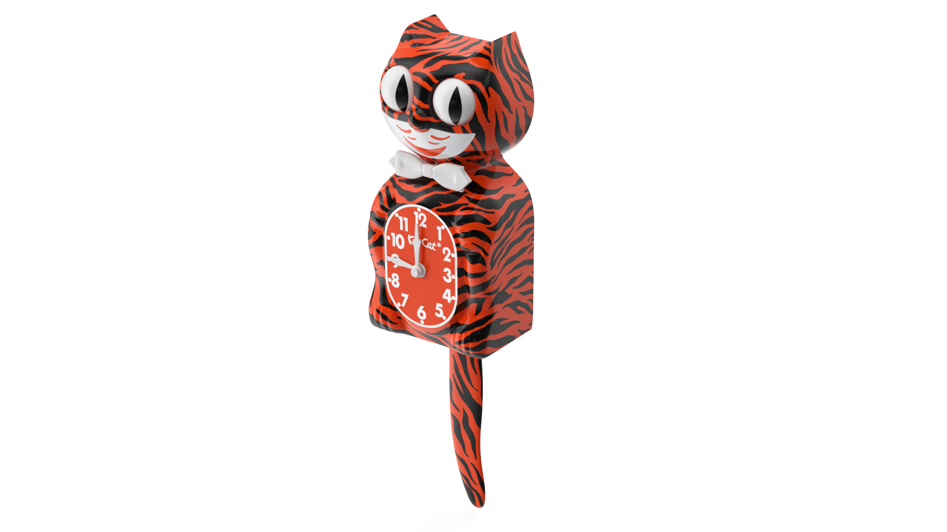 Bengal Tiger Kit Cat Clock Rigged for Cinema 4D 3D