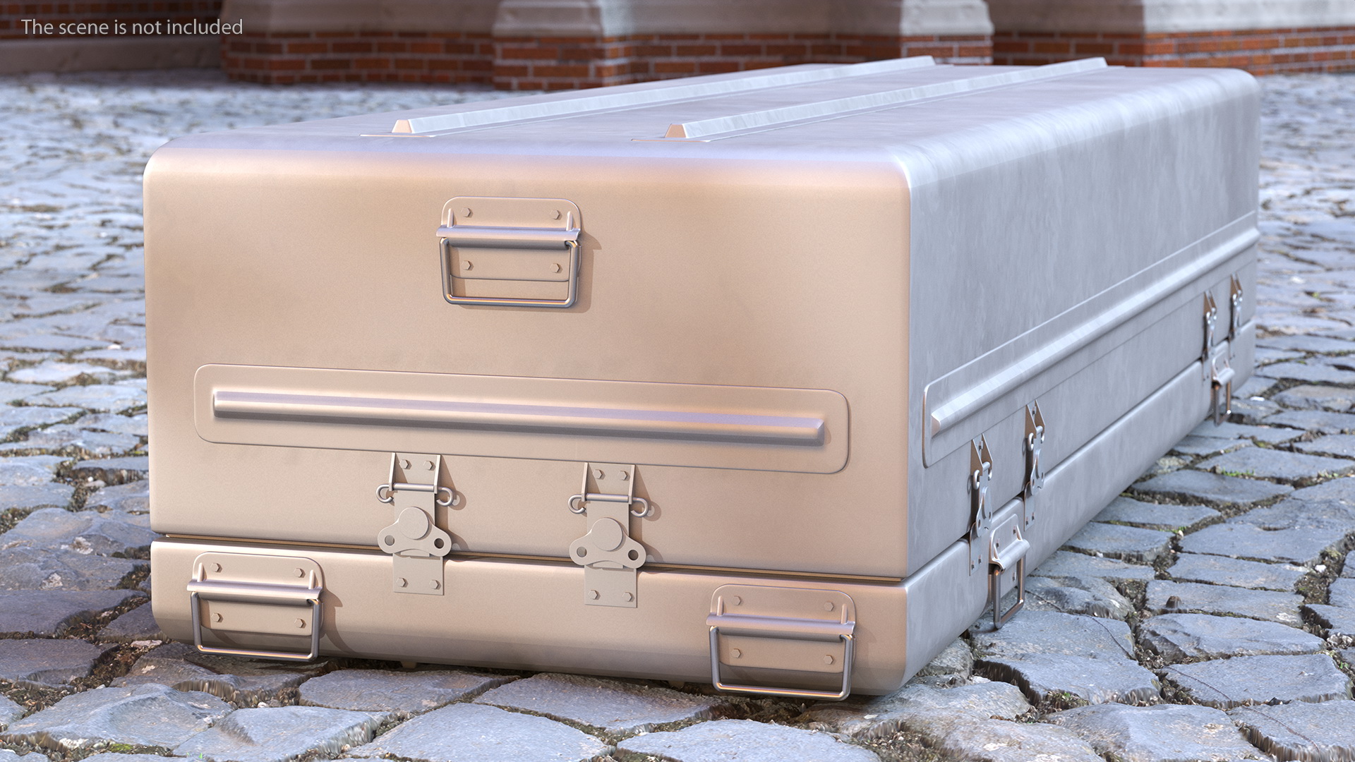 3D Military Funeral Casket model