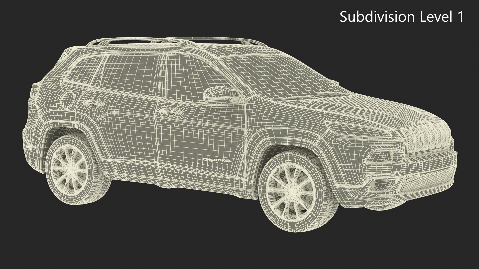 Jeep Cherokee SUV 3D