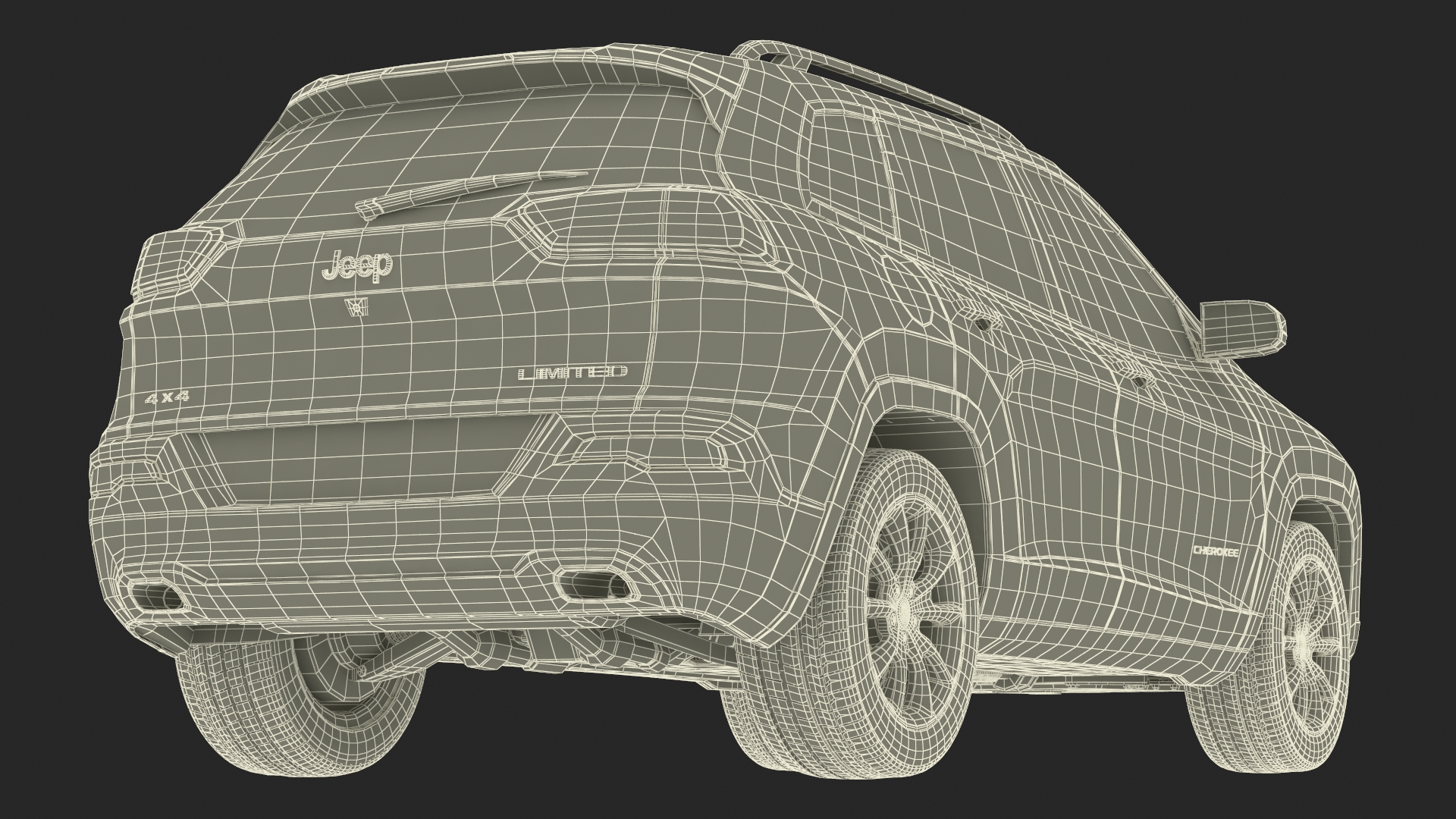 Jeep Cherokee SUV 3D