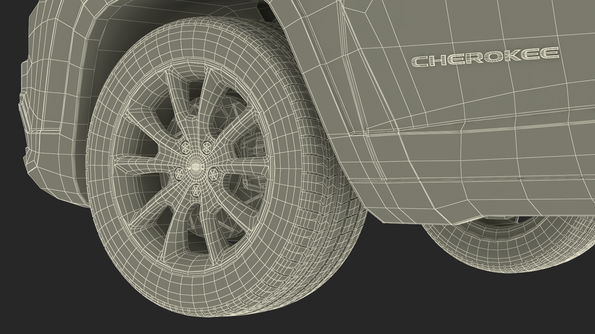 Jeep Cherokee SUV 3D