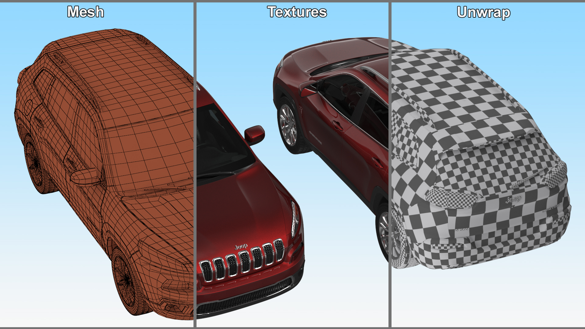 Jeep Cherokee SUV 3D