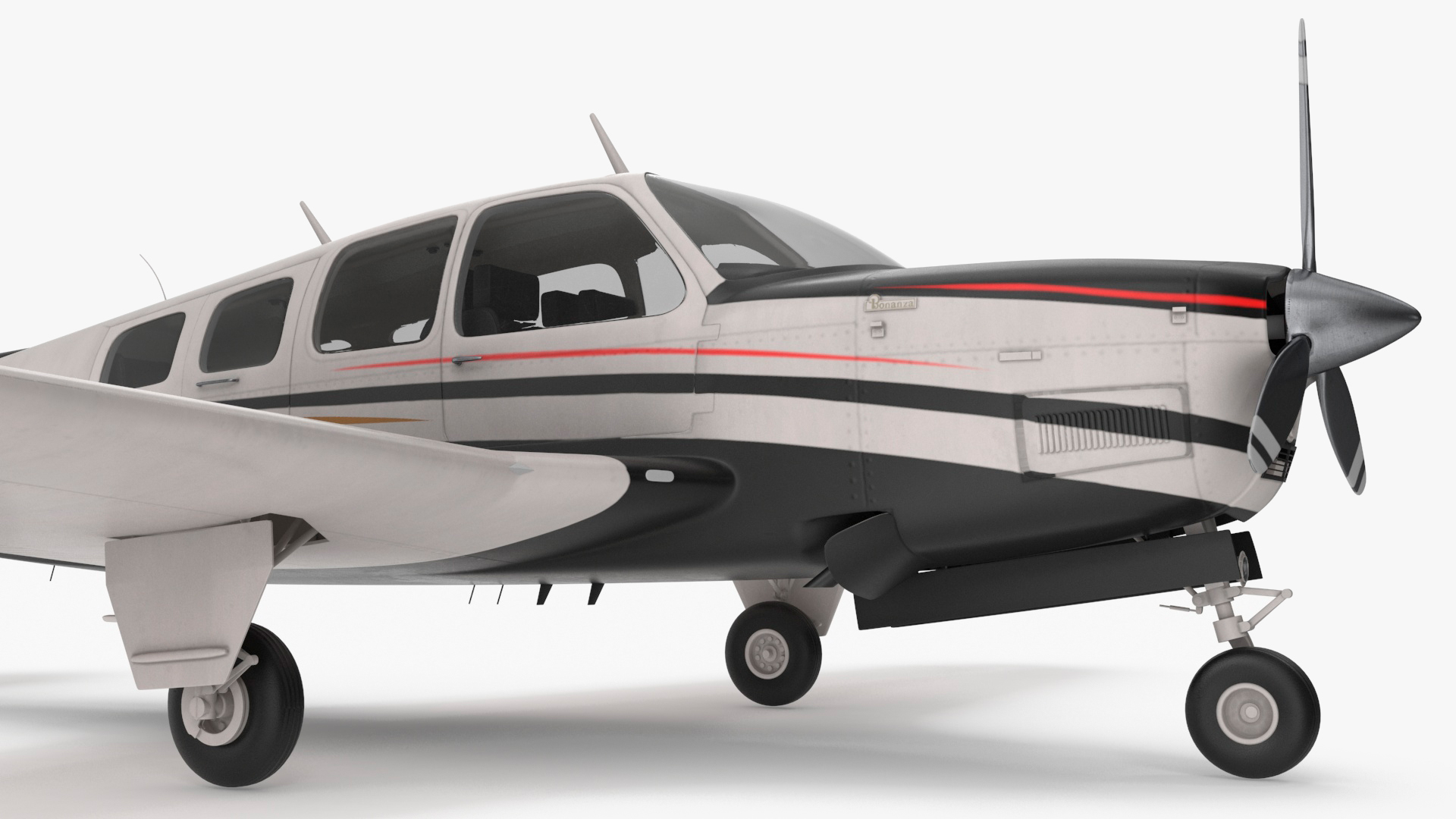 Beechcraft Bonanza Plane 3D model