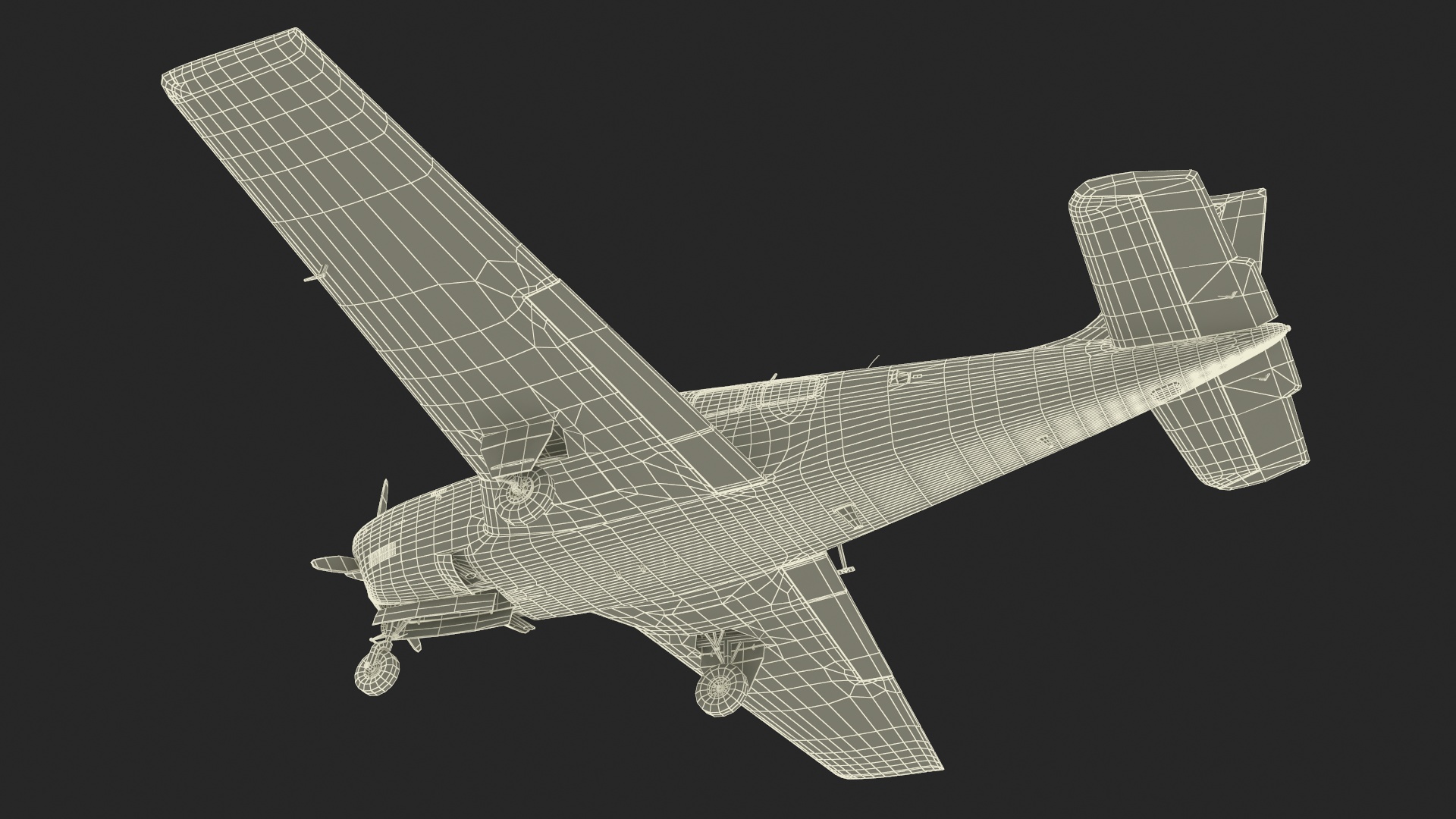 Beechcraft Bonanza Plane 3D model