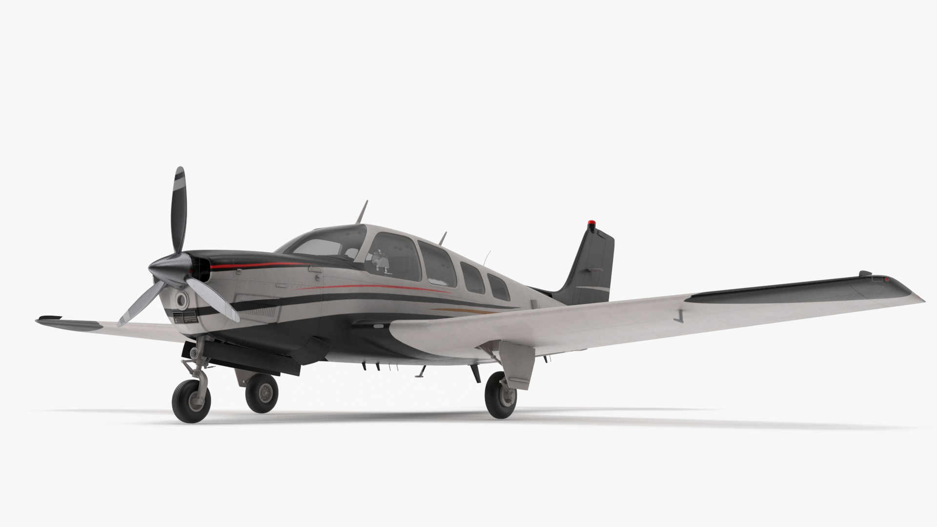 Beechcraft Bonanza Plane 3D model