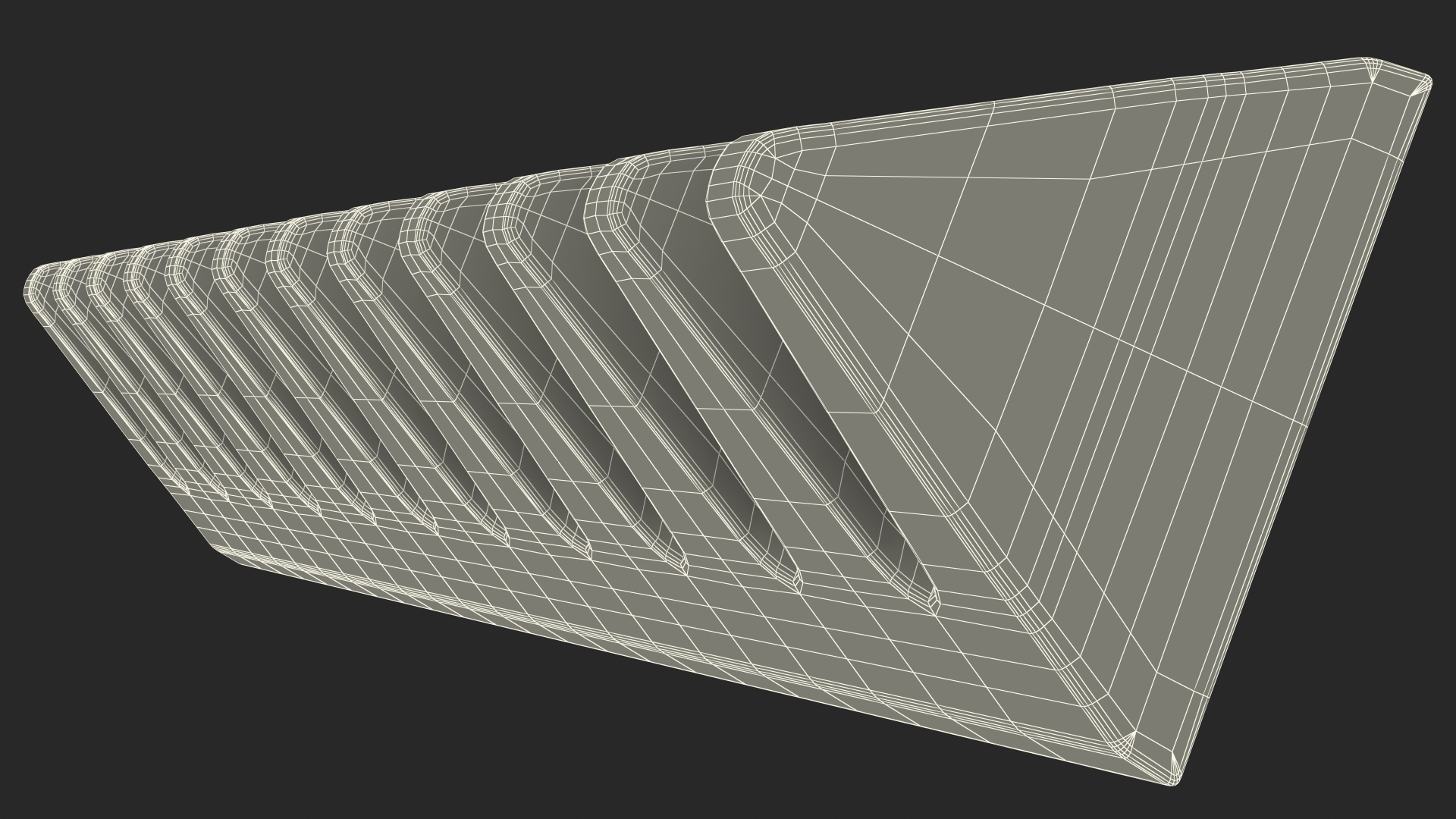 3D Milk Chocolate Bar model