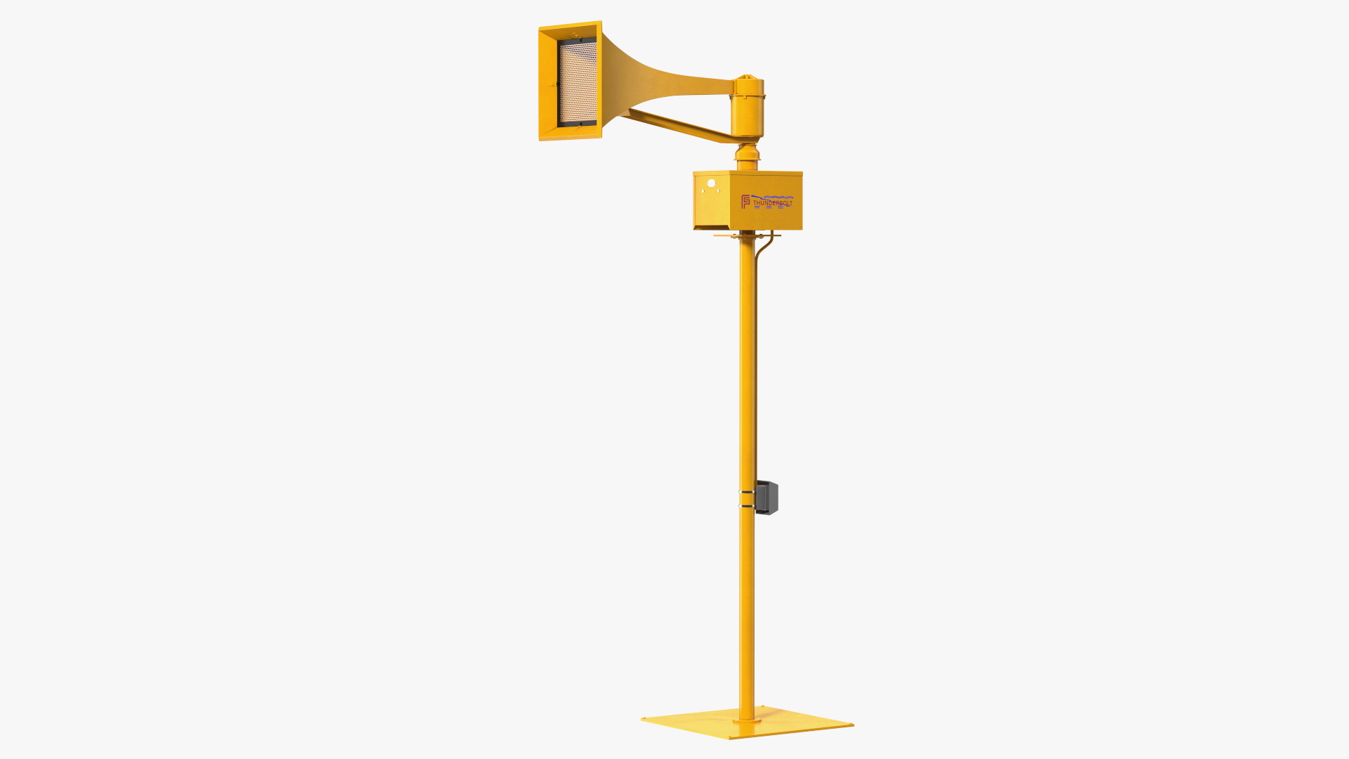 3D model Tornado Siren Orange