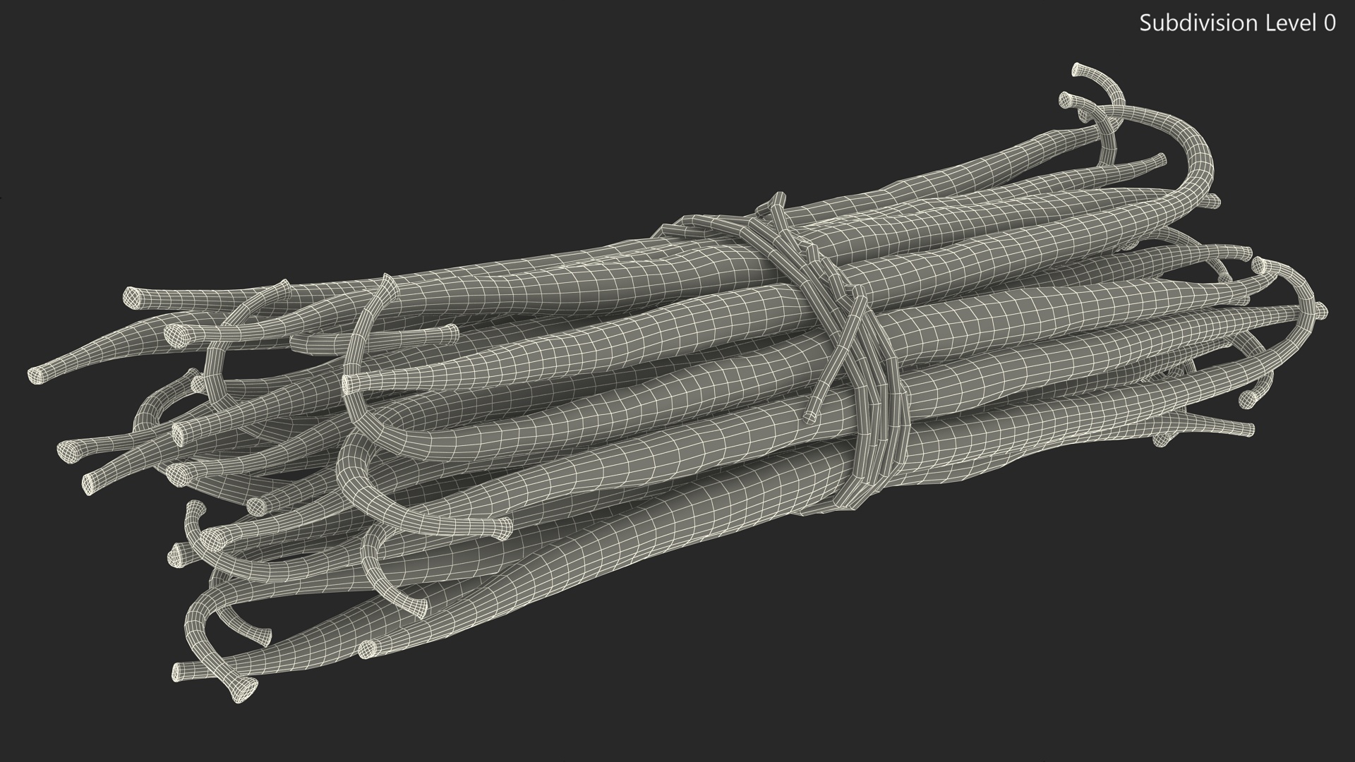 3D model Vanilla Sticks Bunch