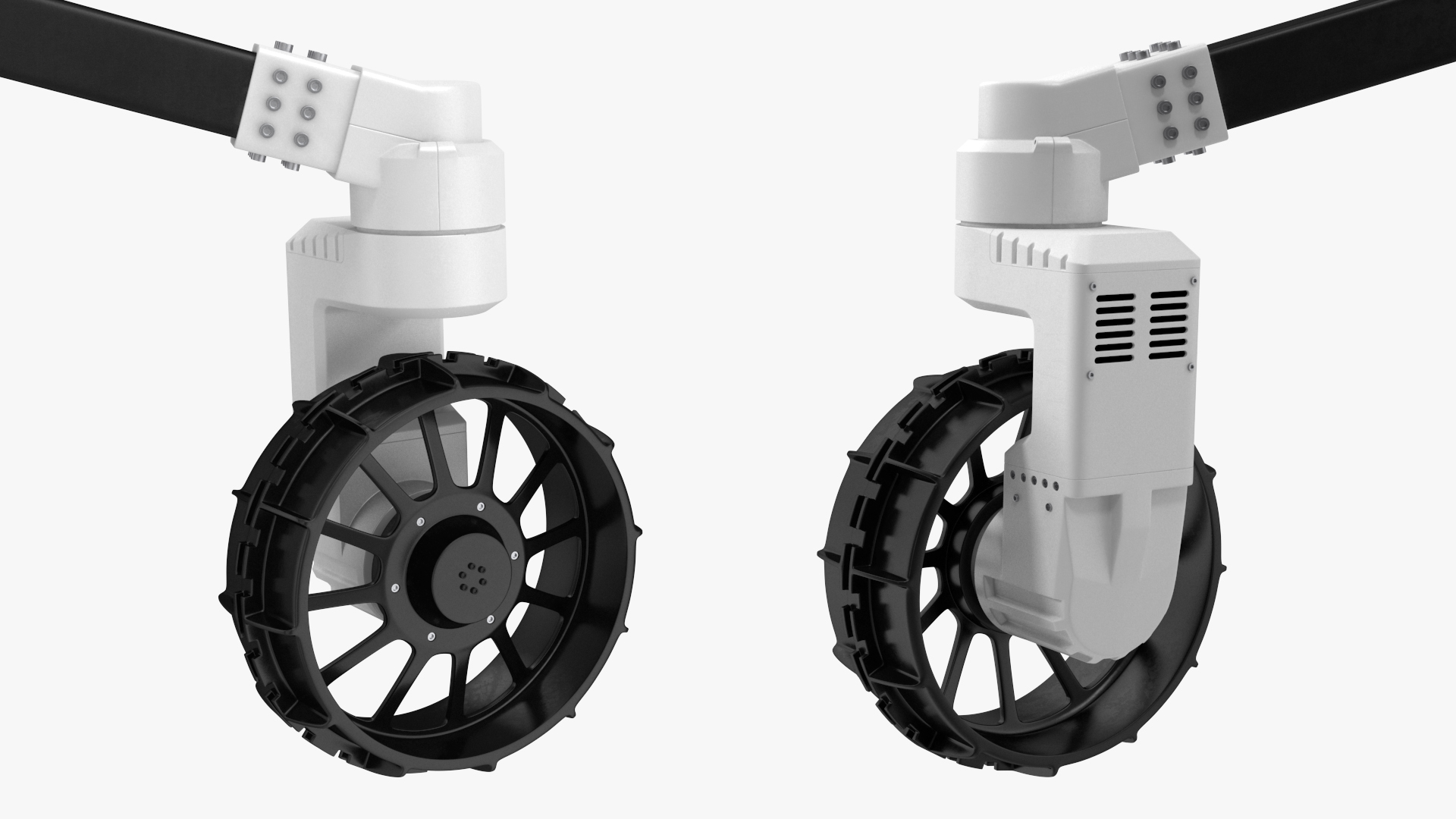 3D Lunar Robotic Rover Wheels