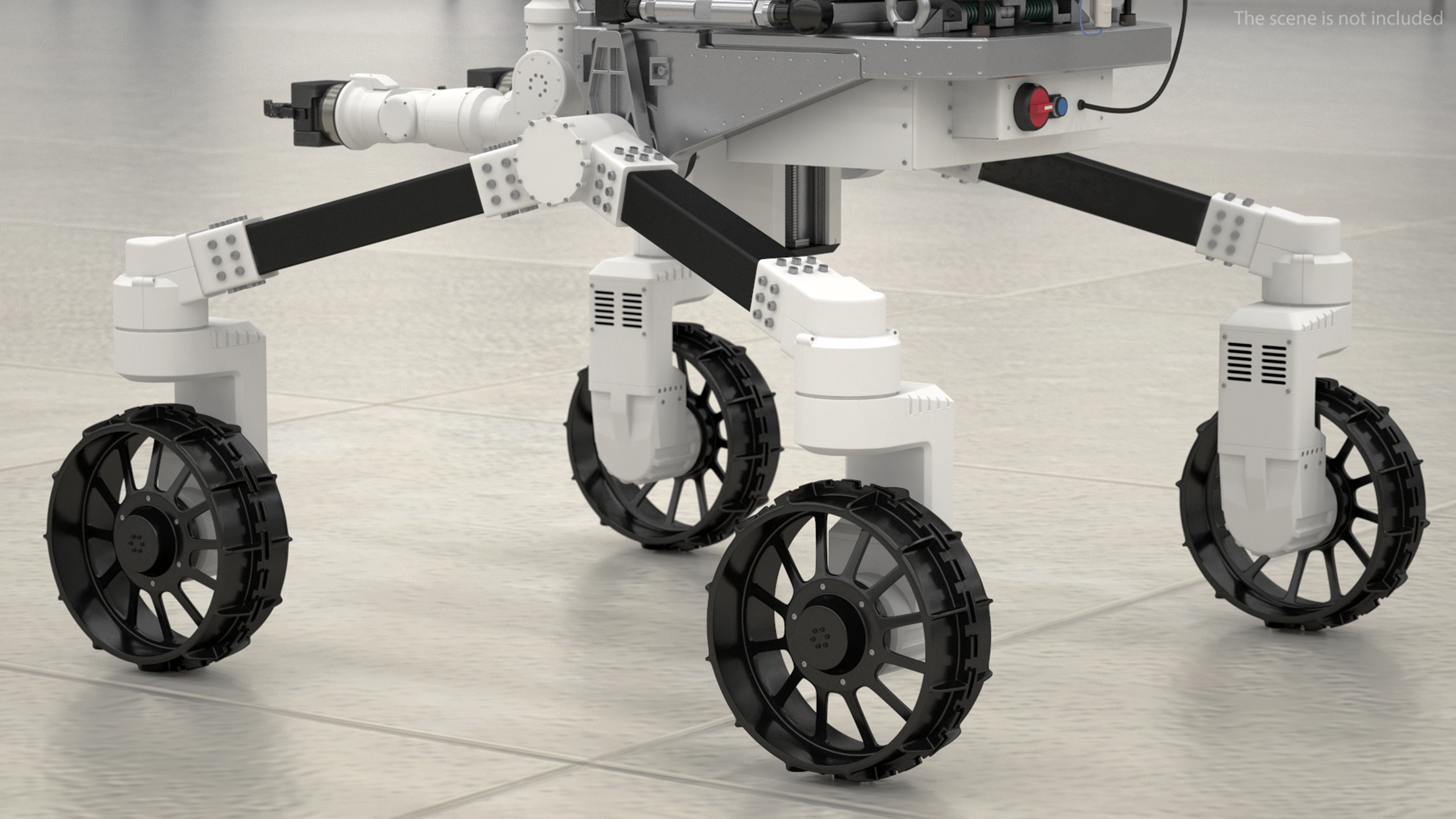 3D Lunar Robotic Rover Wheels