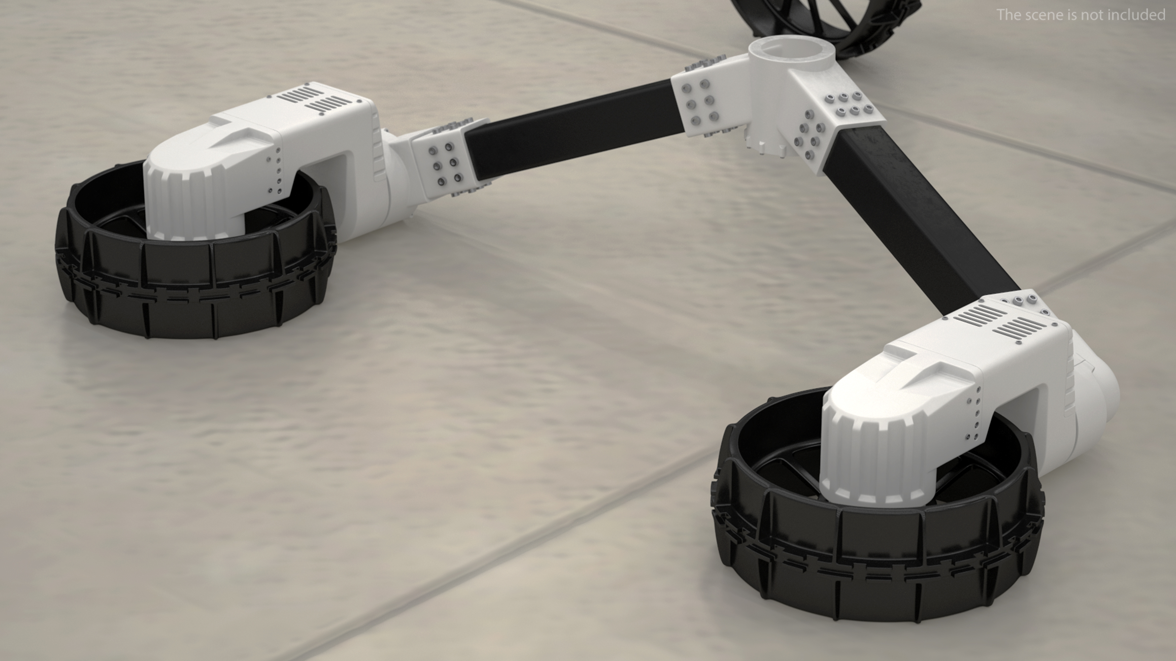 3D Lunar Robotic Rover Wheels