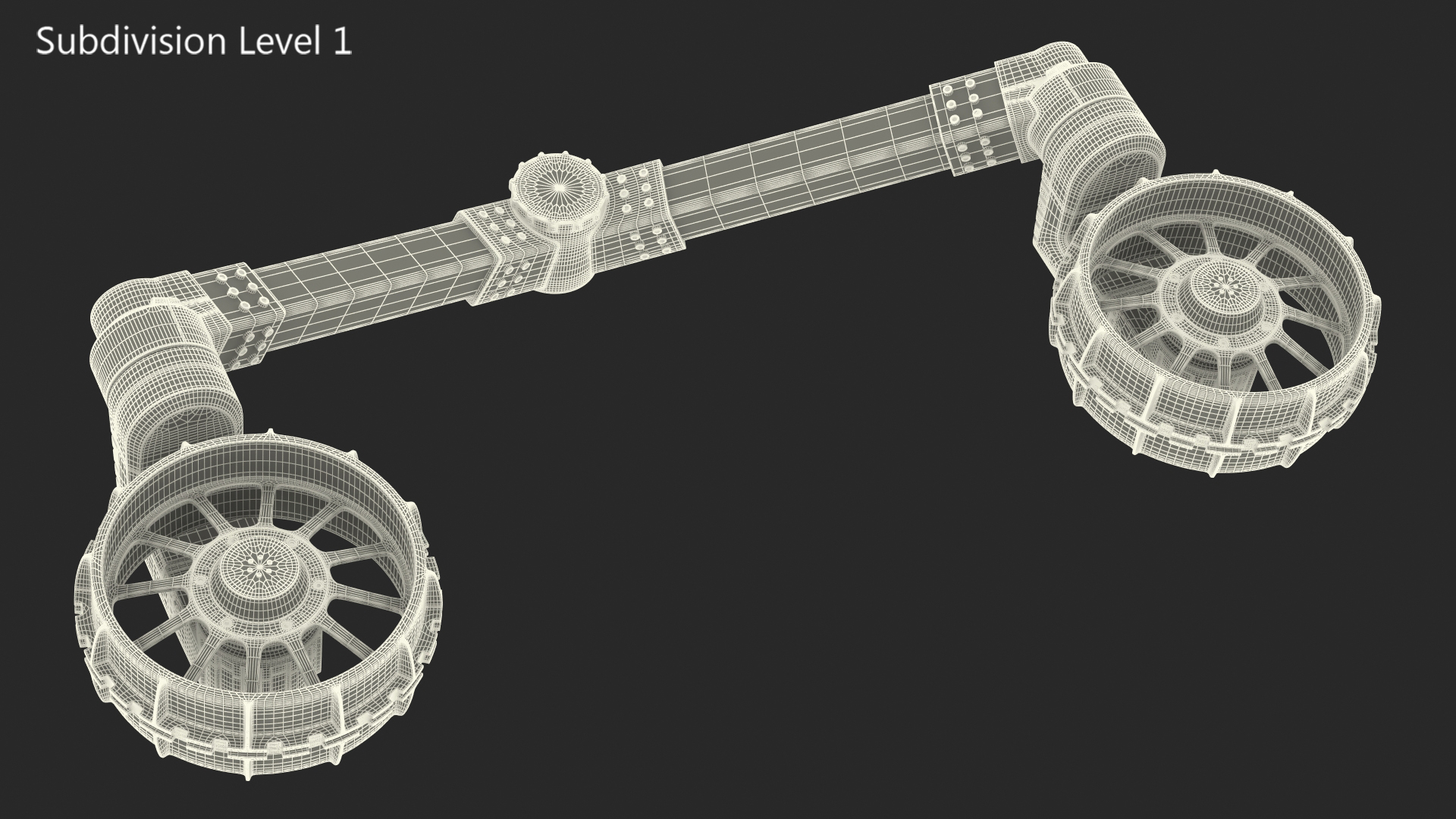 3D Lunar Robotic Rover Wheels