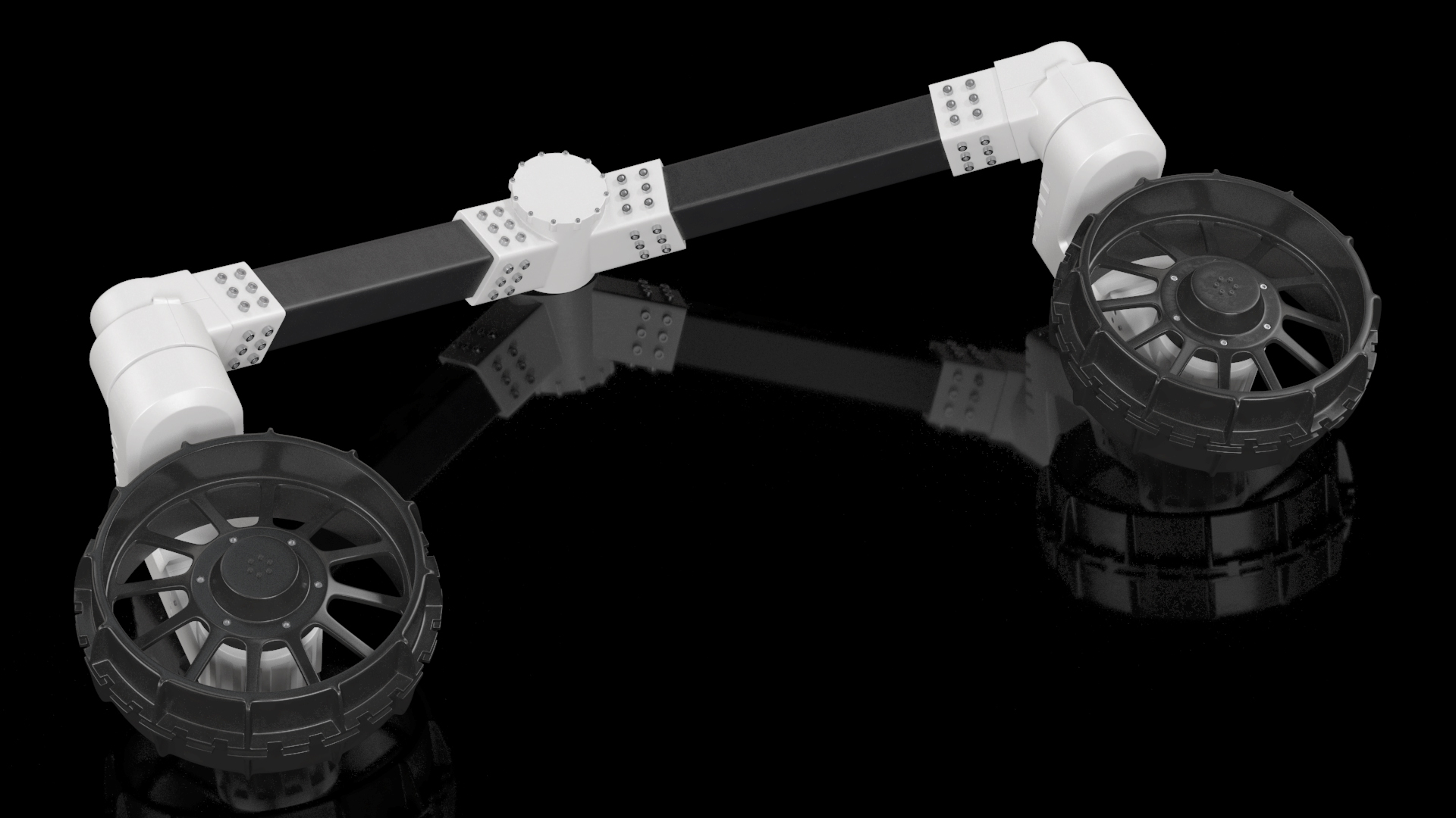 3D Lunar Robotic Rover Wheels