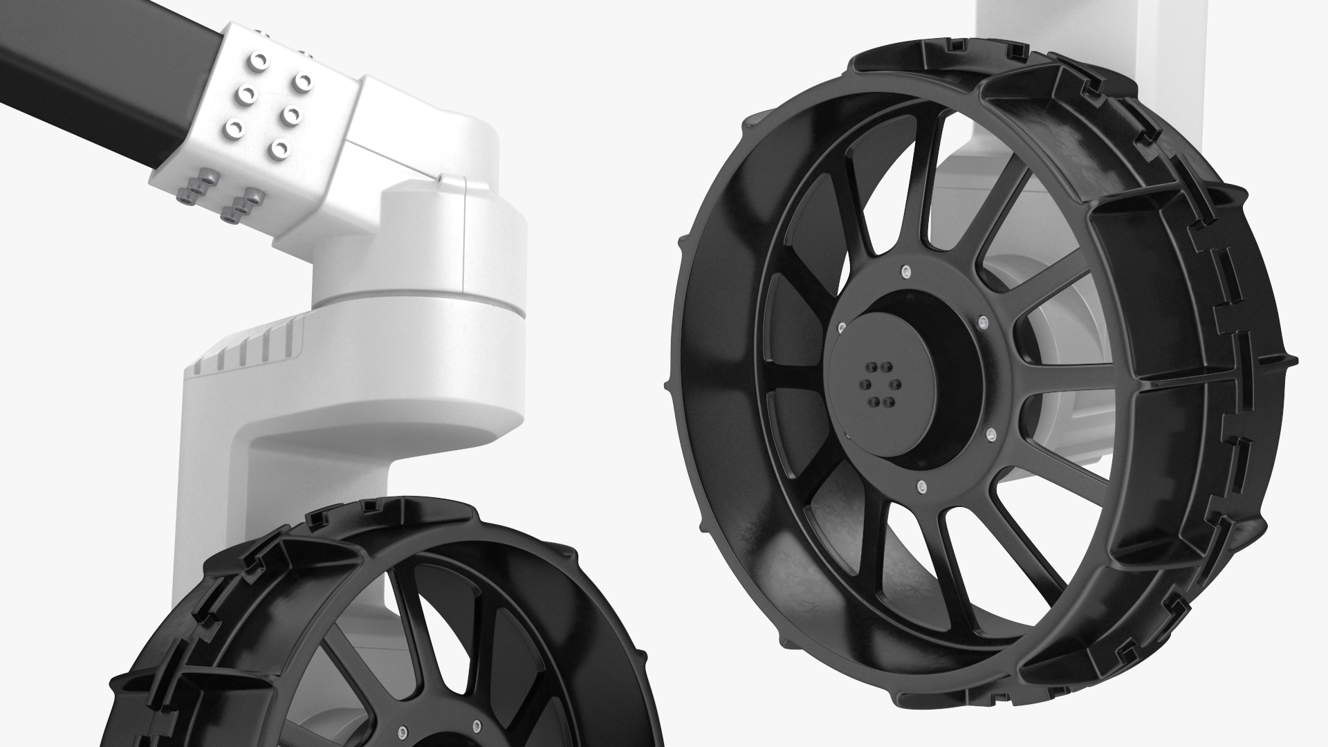 3D Lunar Robotic Rover Wheels