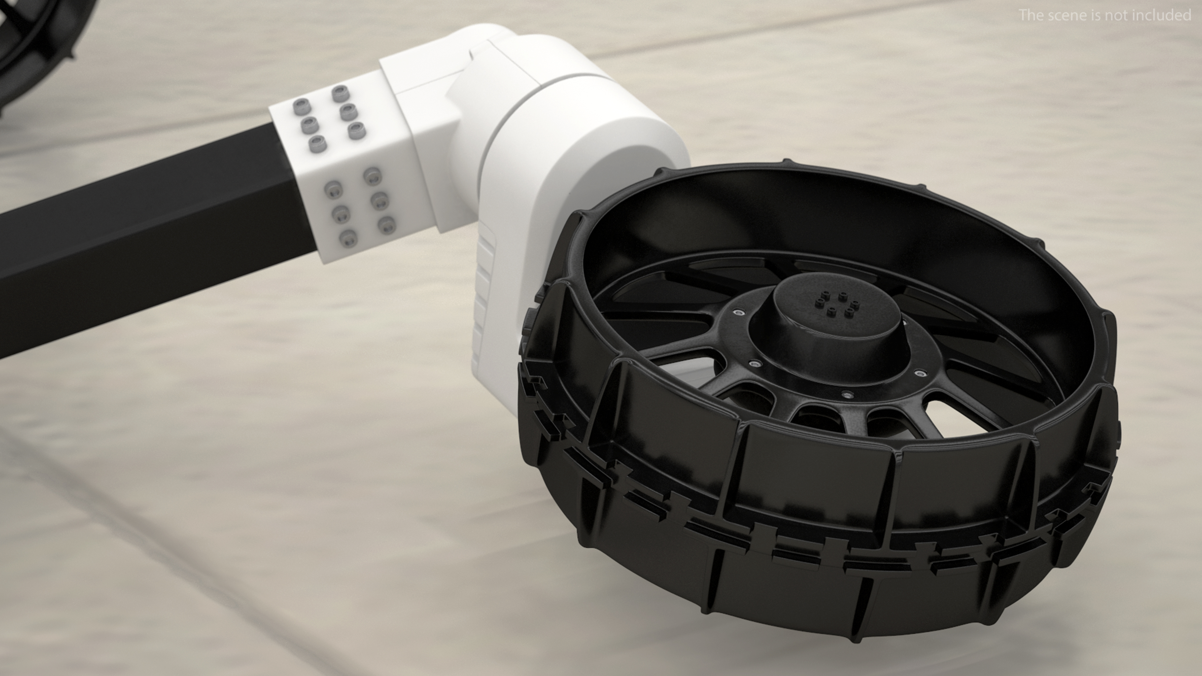 3D Lunar Robotic Rover Wheels