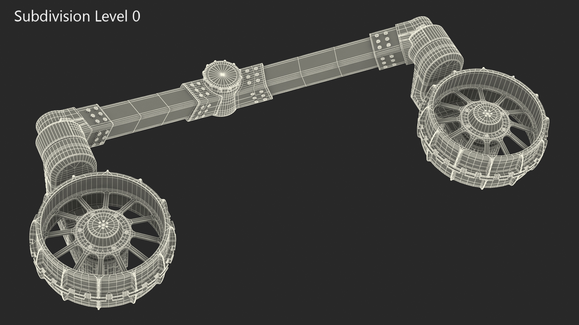 3D Lunar Robotic Rover Wheels