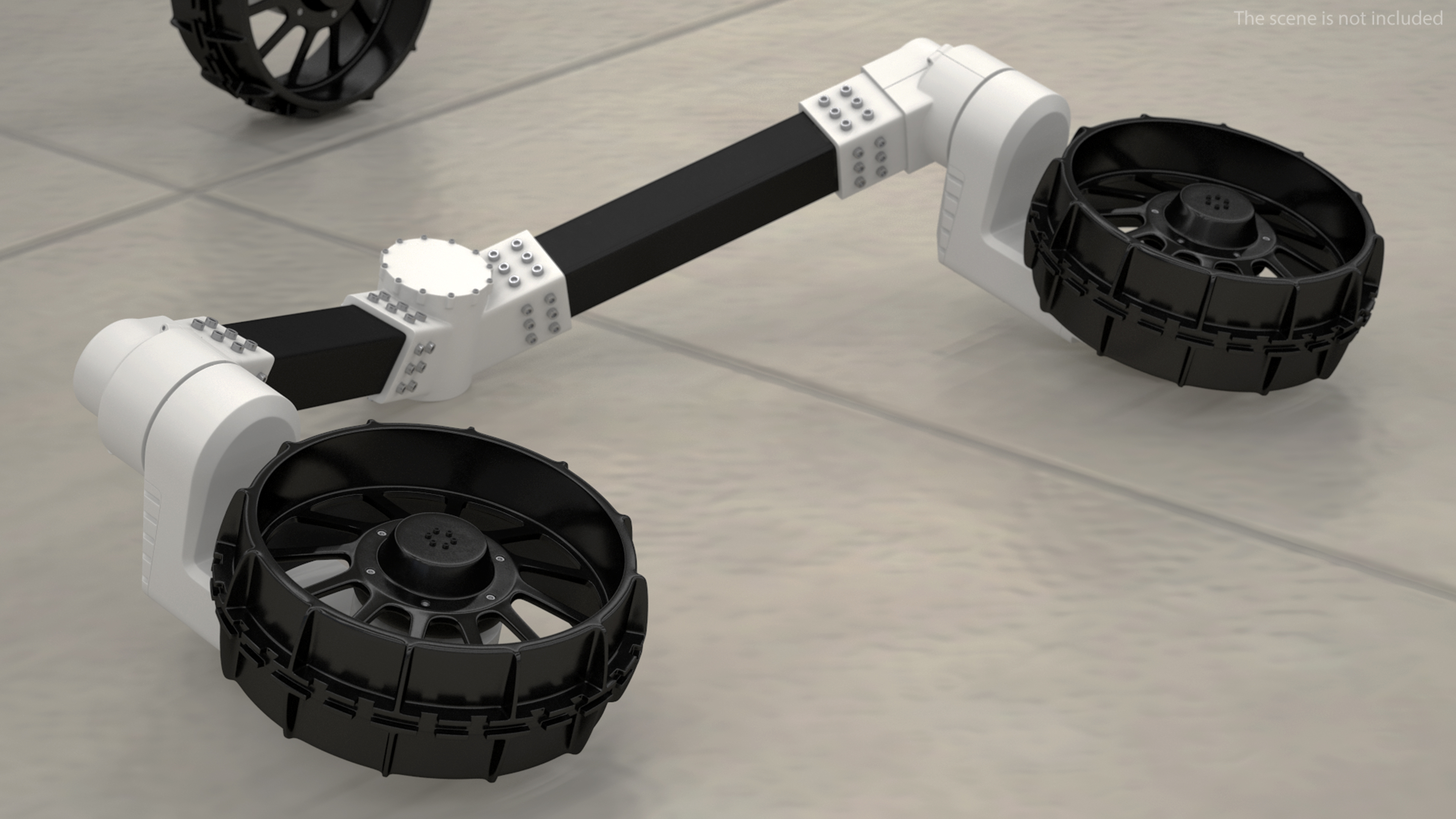 3D Lunar Robotic Rover Wheels