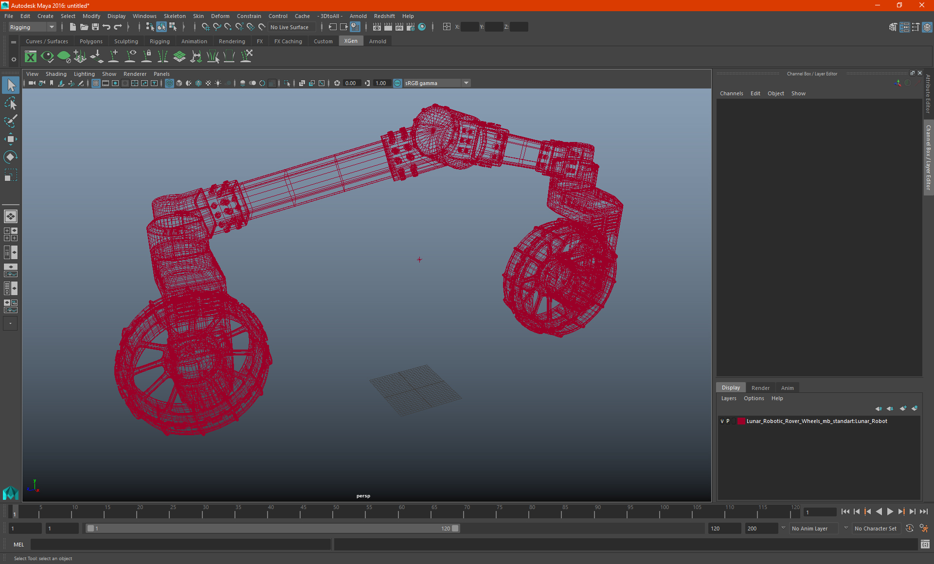 3D Lunar Robotic Rover Wheels