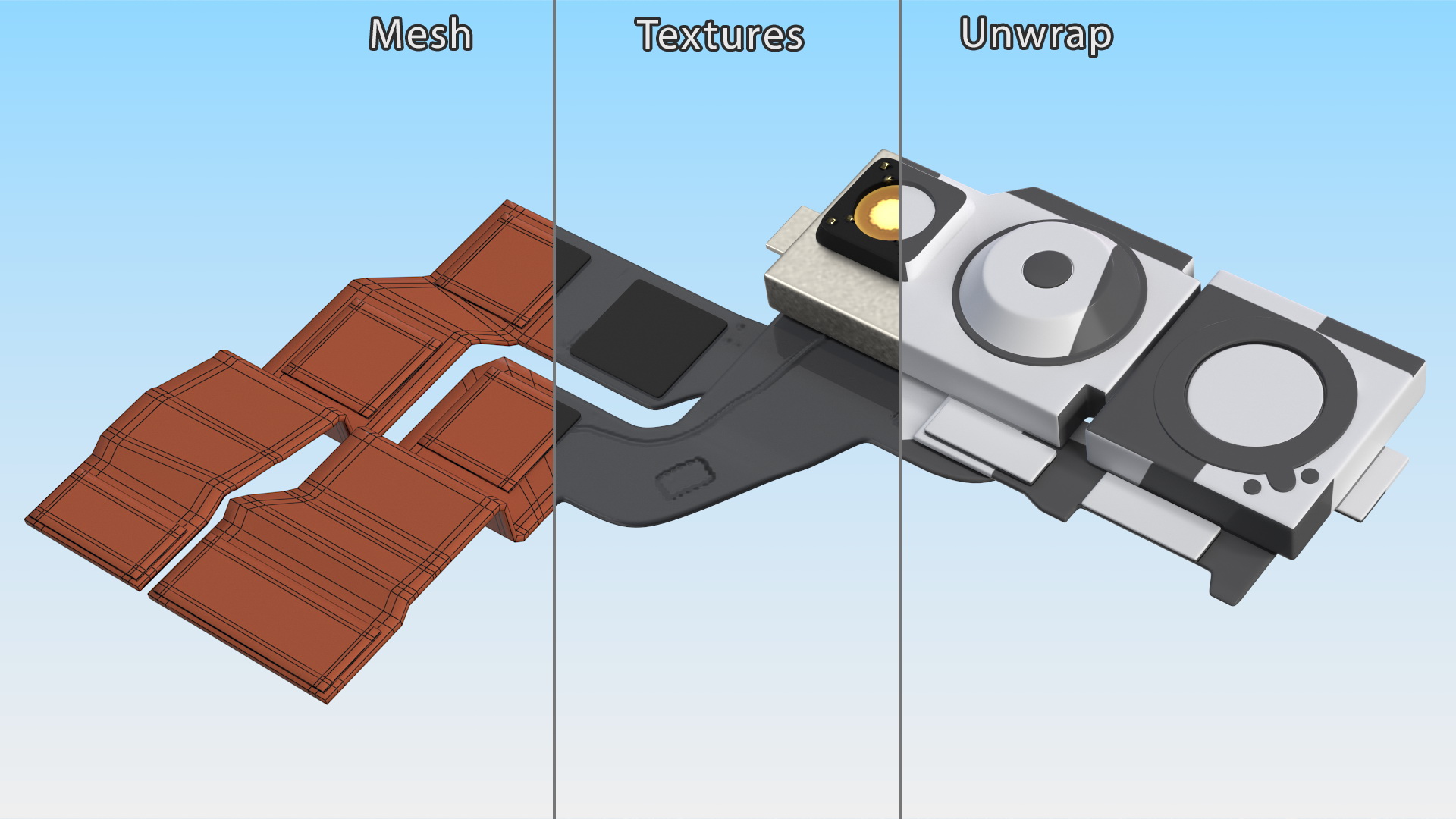 3D model iPhone 14 Pro Front Facing Camera Module